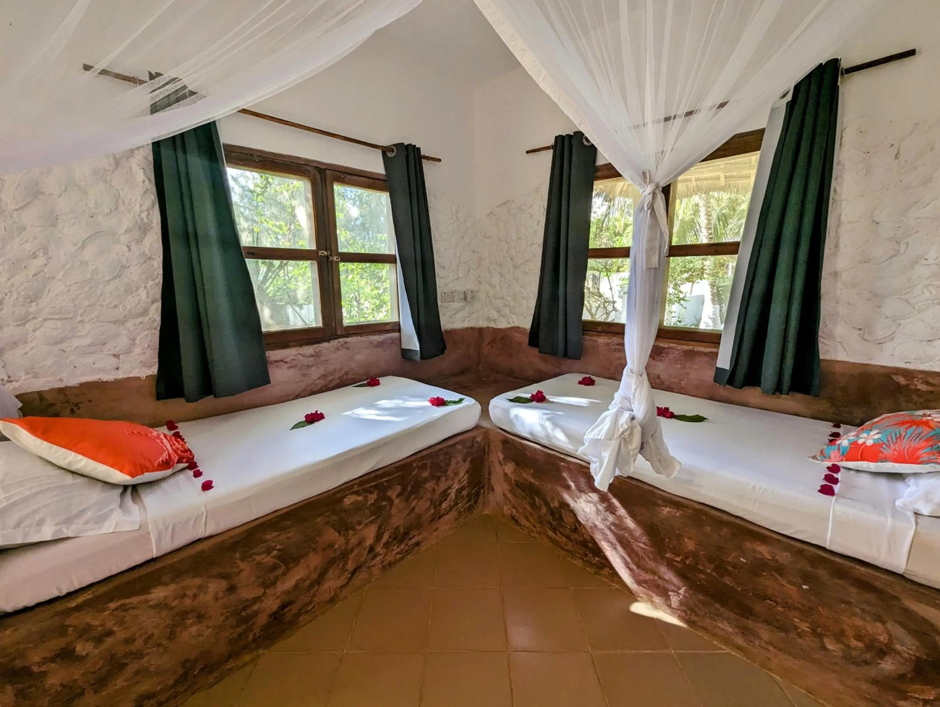 Bed in Bahati Villa
