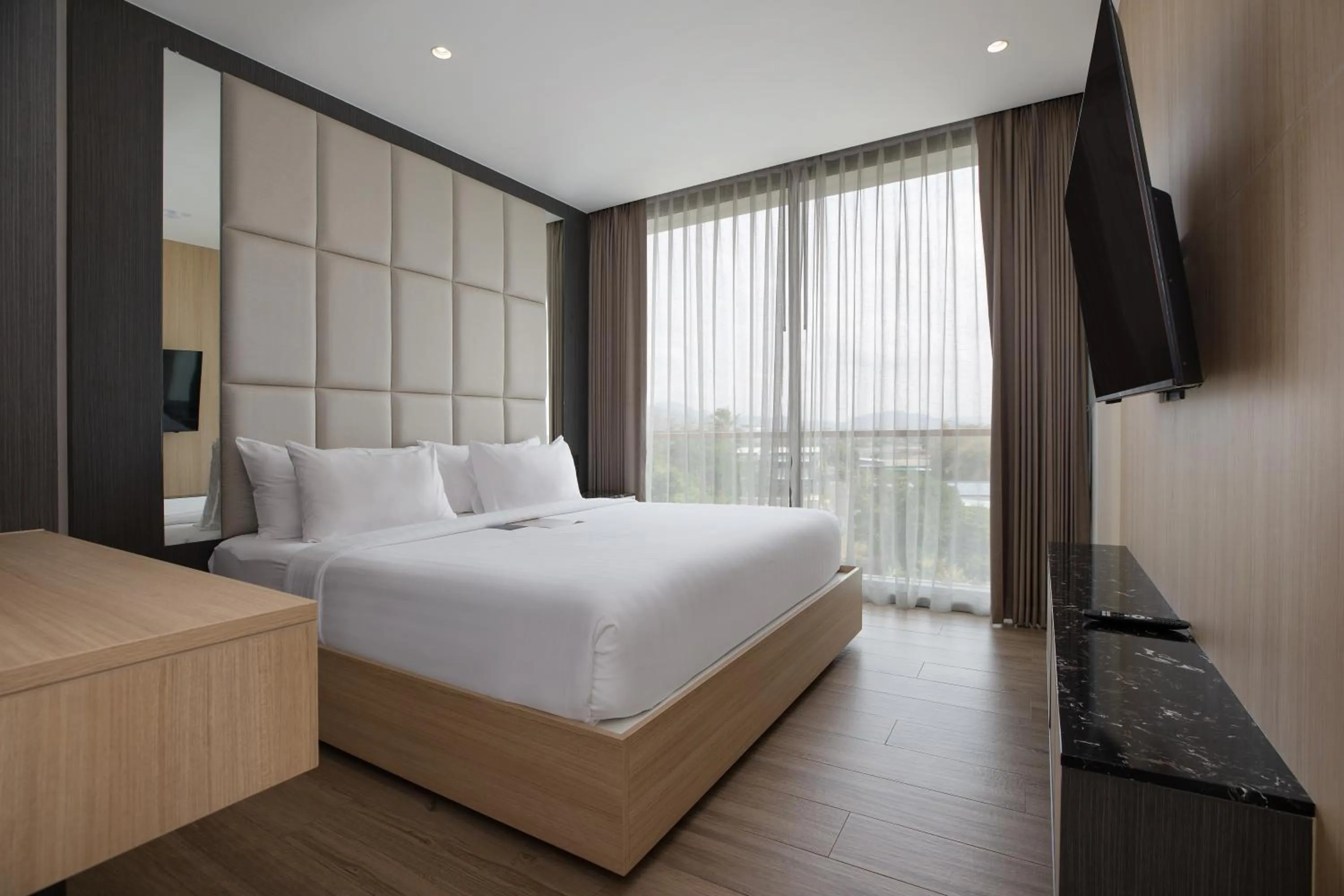 Bedroom, Bed in Elite Atoll Serviced Apartments Phuket