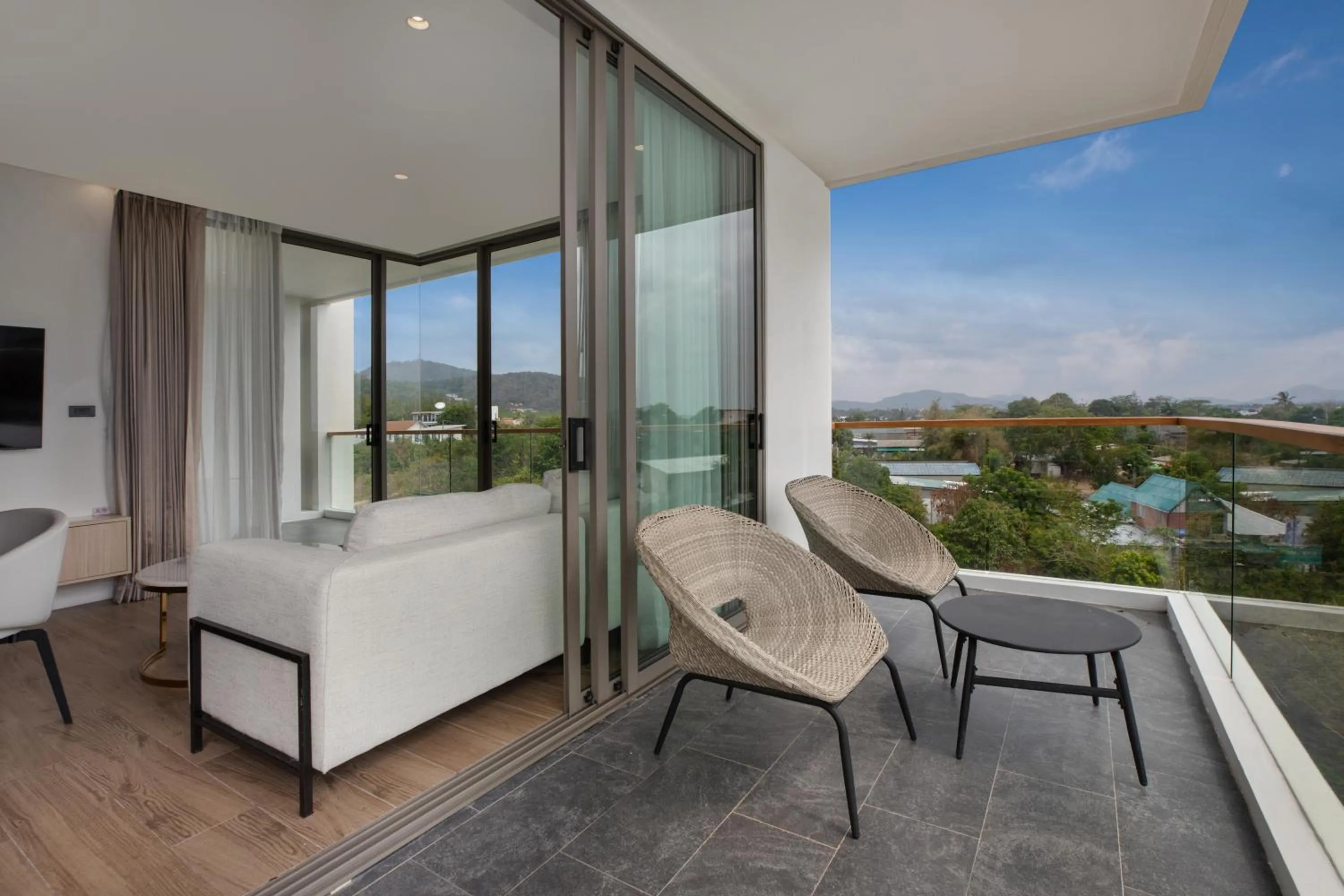 Balcony/Terrace in Elite Atoll Serviced Apartments Phuket