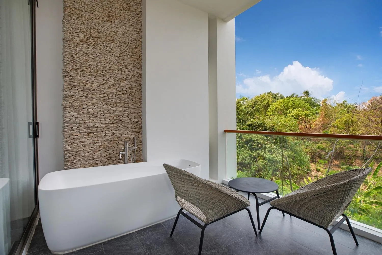 Balcony/Terrace in Elite Atoll Serviced Apartments Phuket