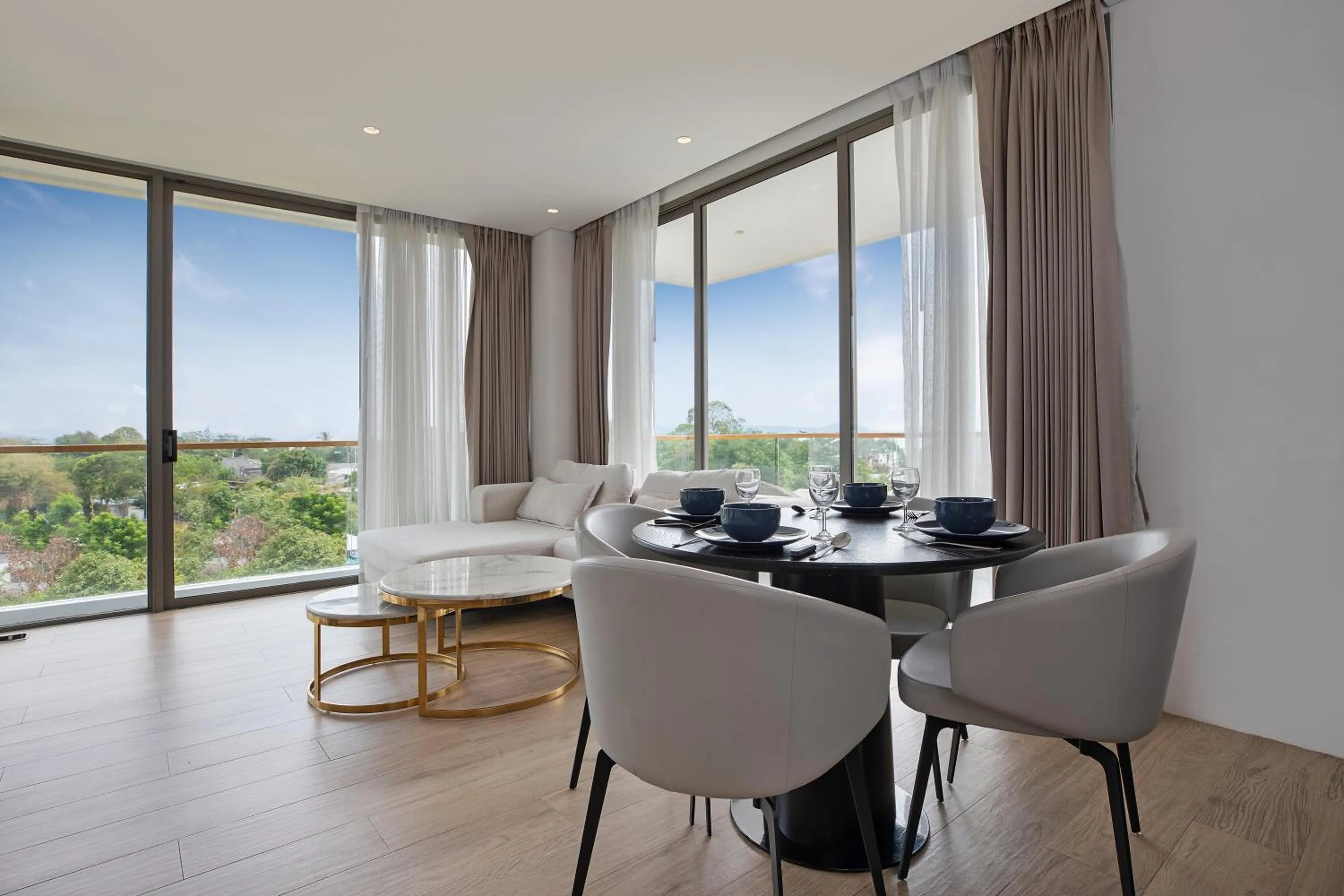 Living room in Elite Atoll Serviced Apartments Phuket