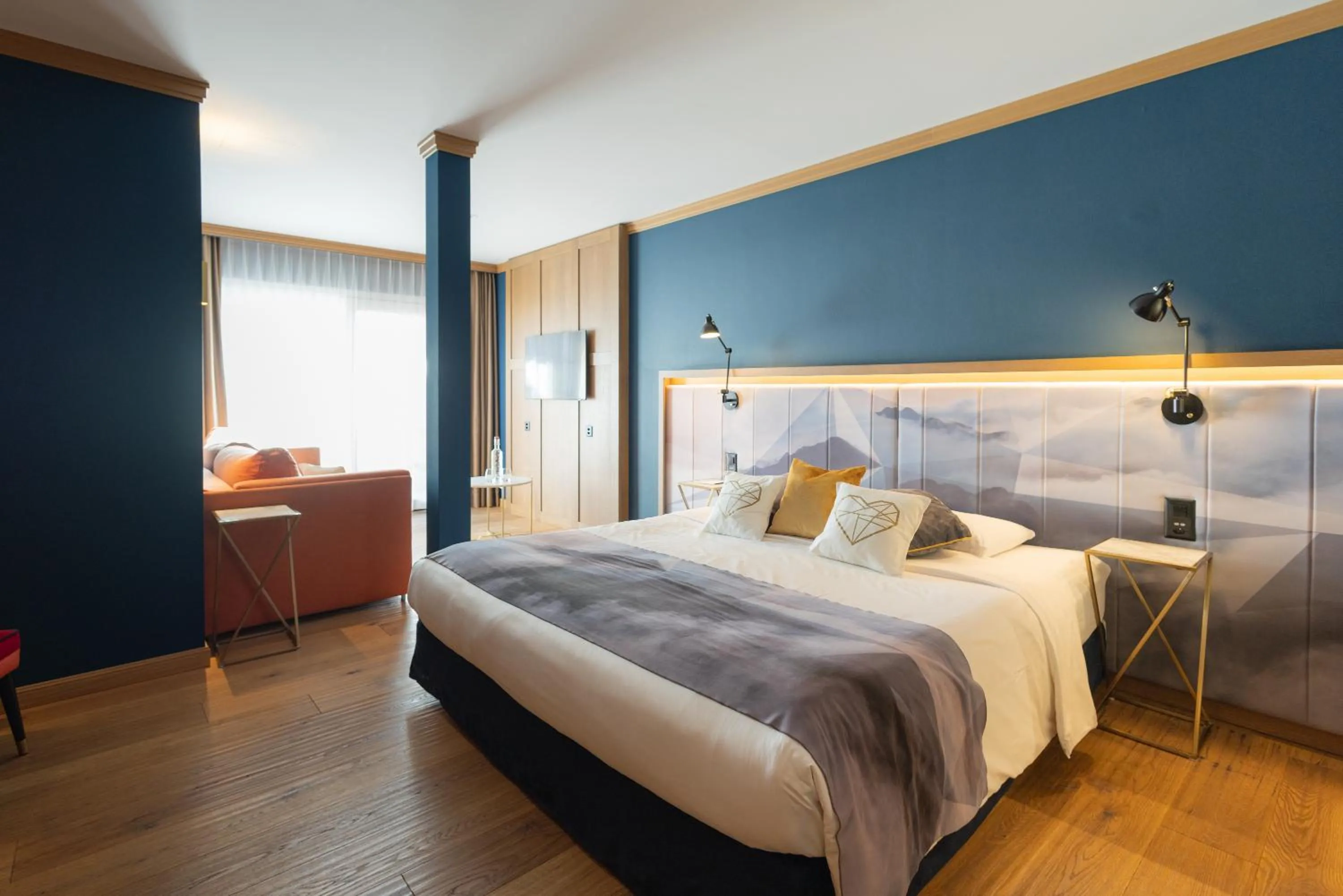 Bed in Boutique Hotel Glacier