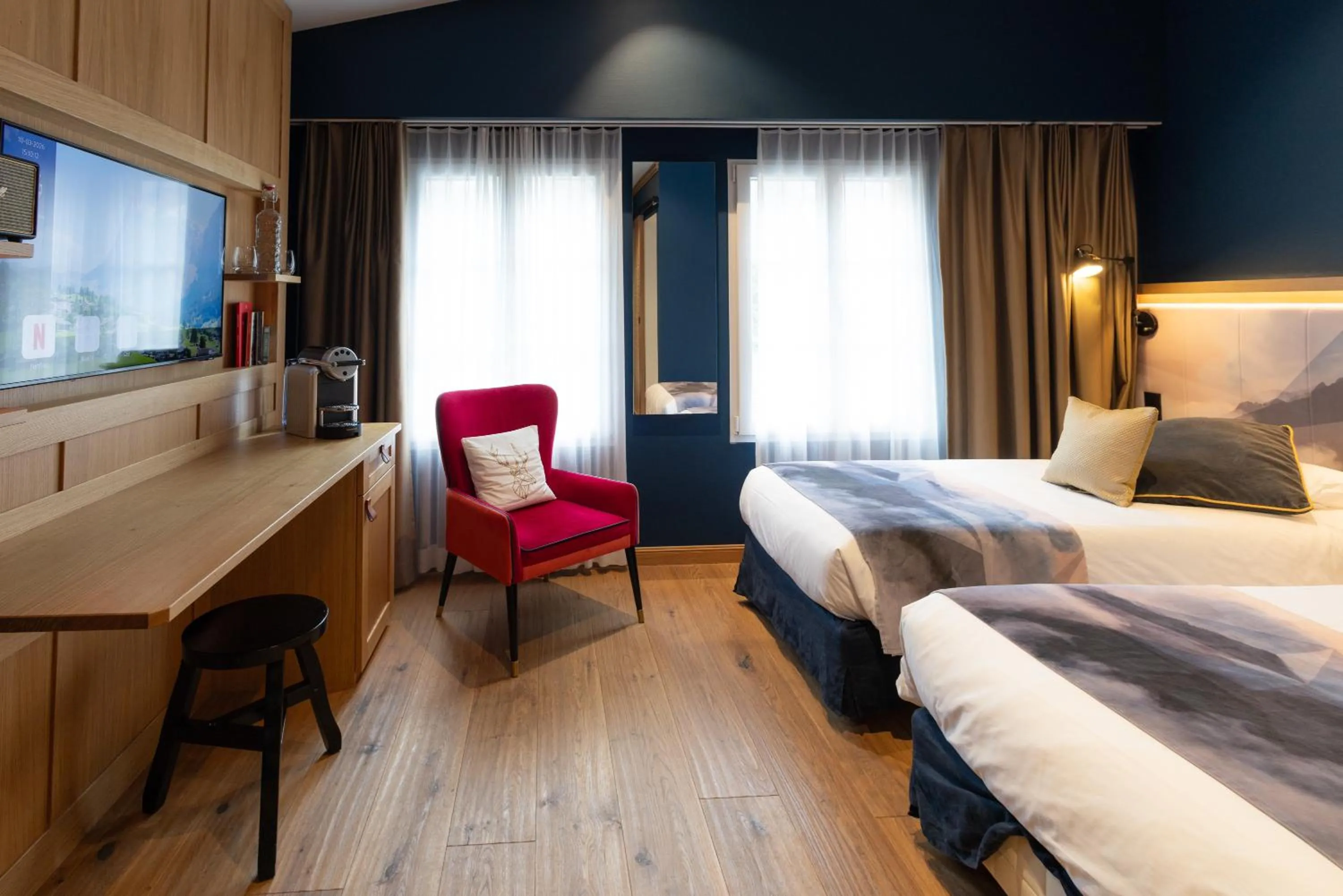 Bed in Boutique Hotel Glacier
