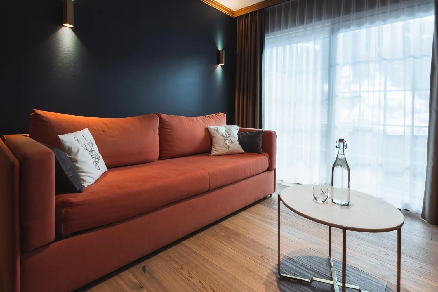 Living room in Boutique Hotel Glacier