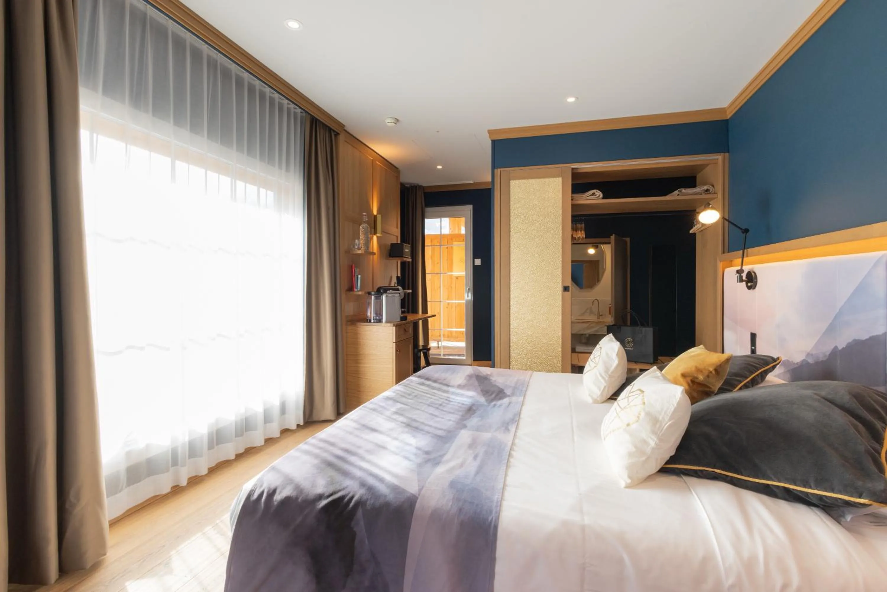 Bed in Boutique Hotel Glacier