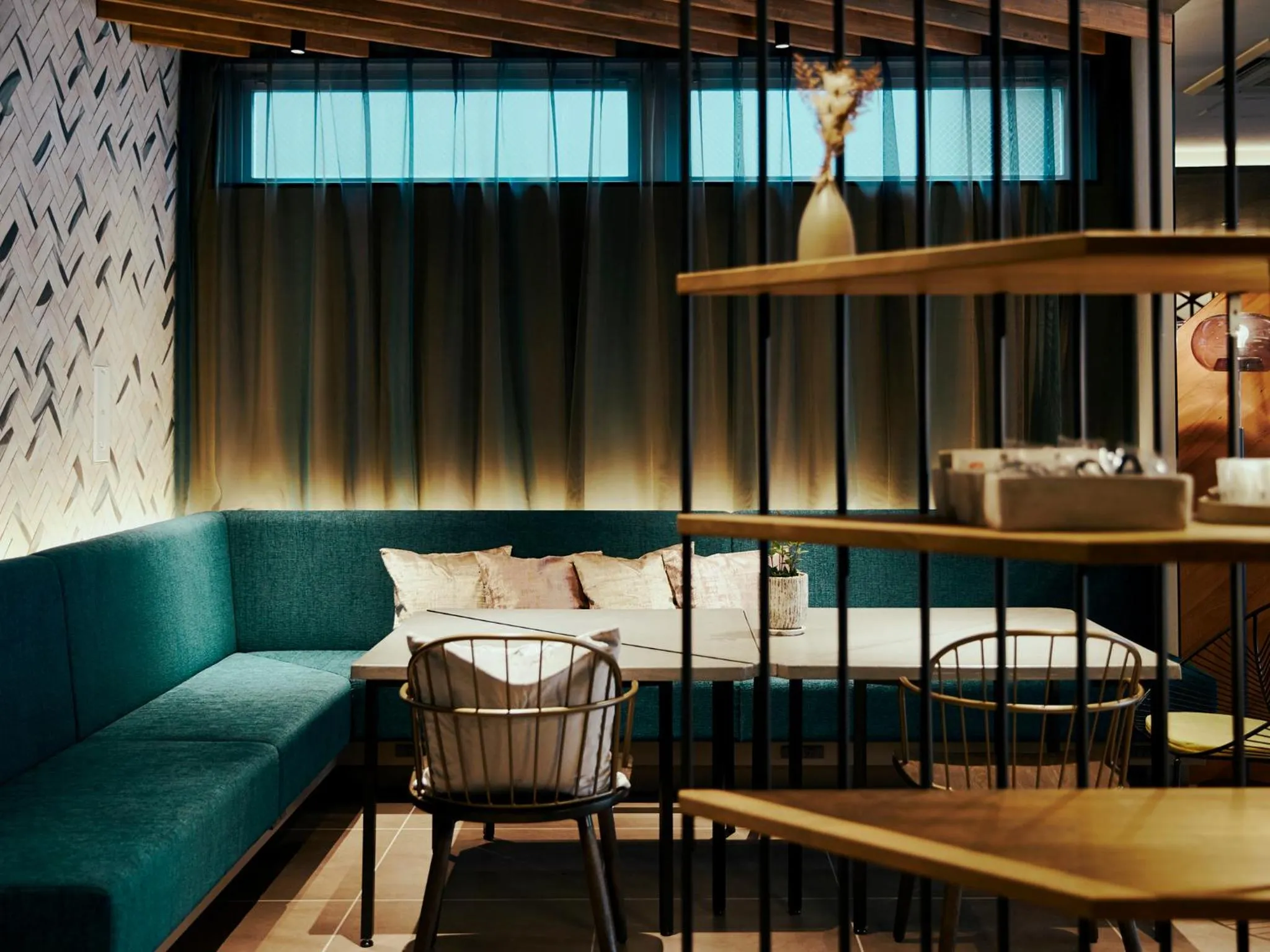 Seating area in R Hotel Kansai Airport