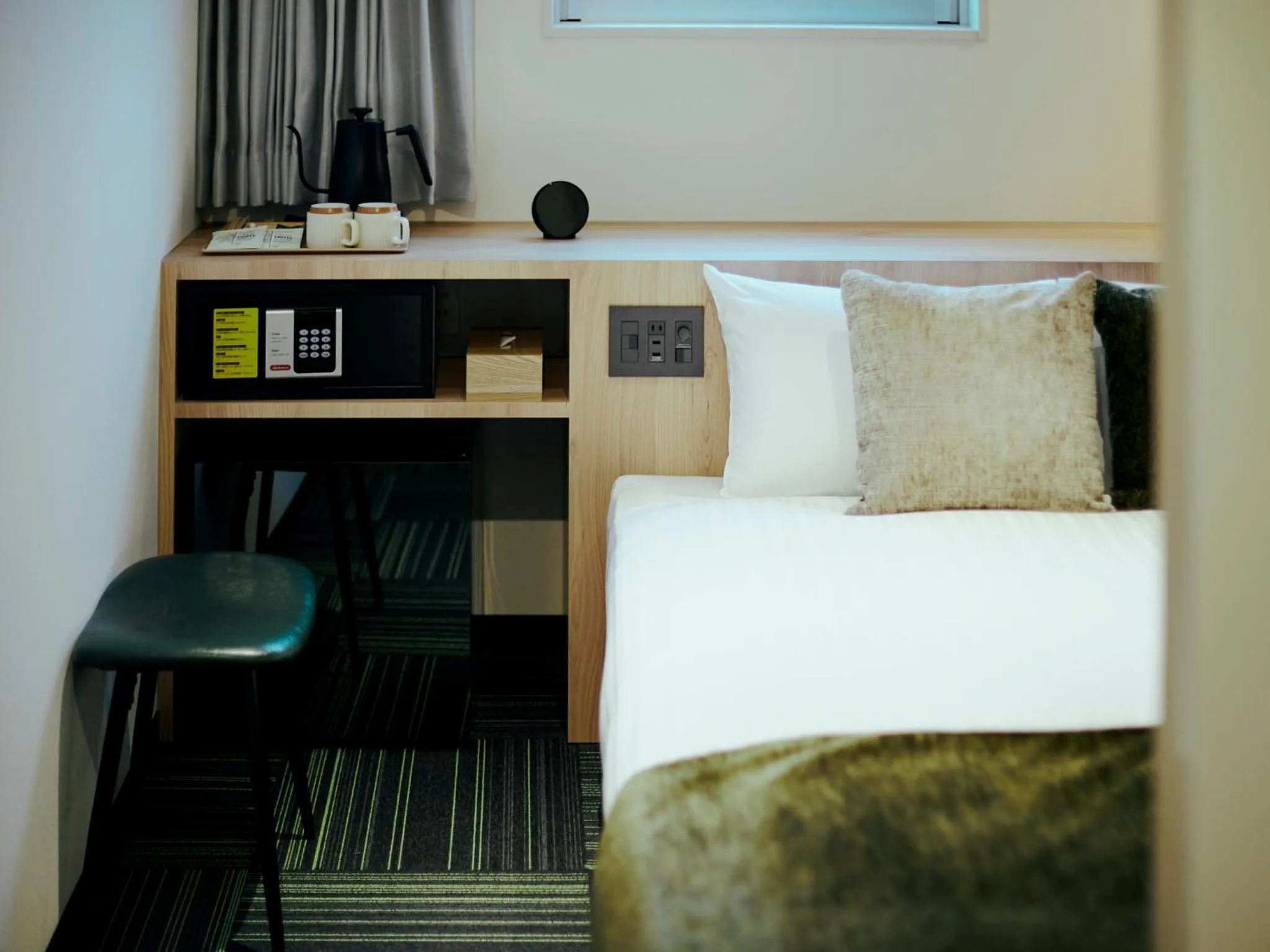 Bed in R Hotel Kansai Airport