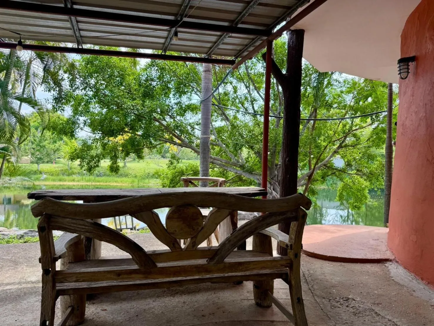 Seating area in Khao Yai Lake Hill Resort