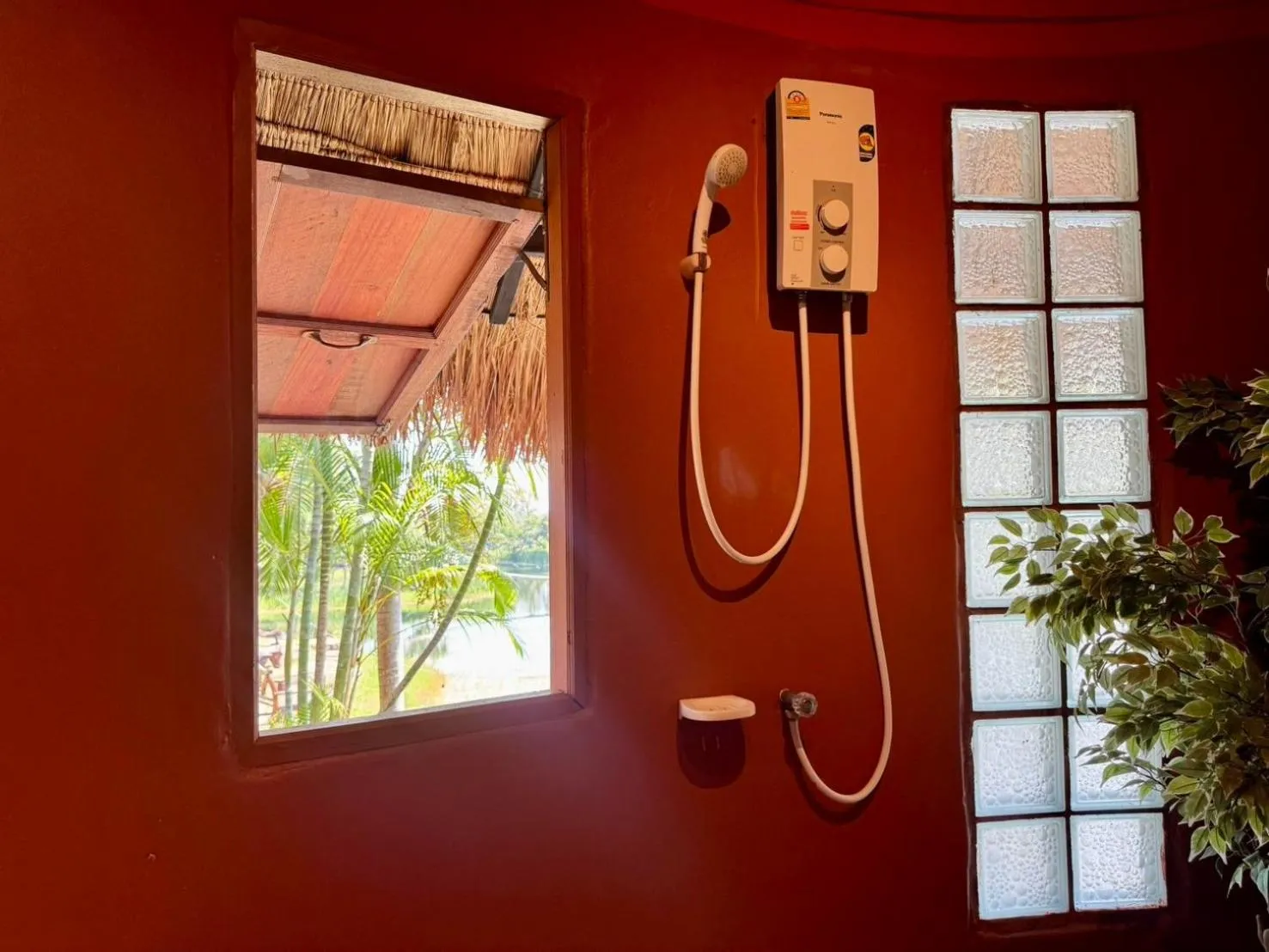 Shower in Khao Yai Lake Hill Resort