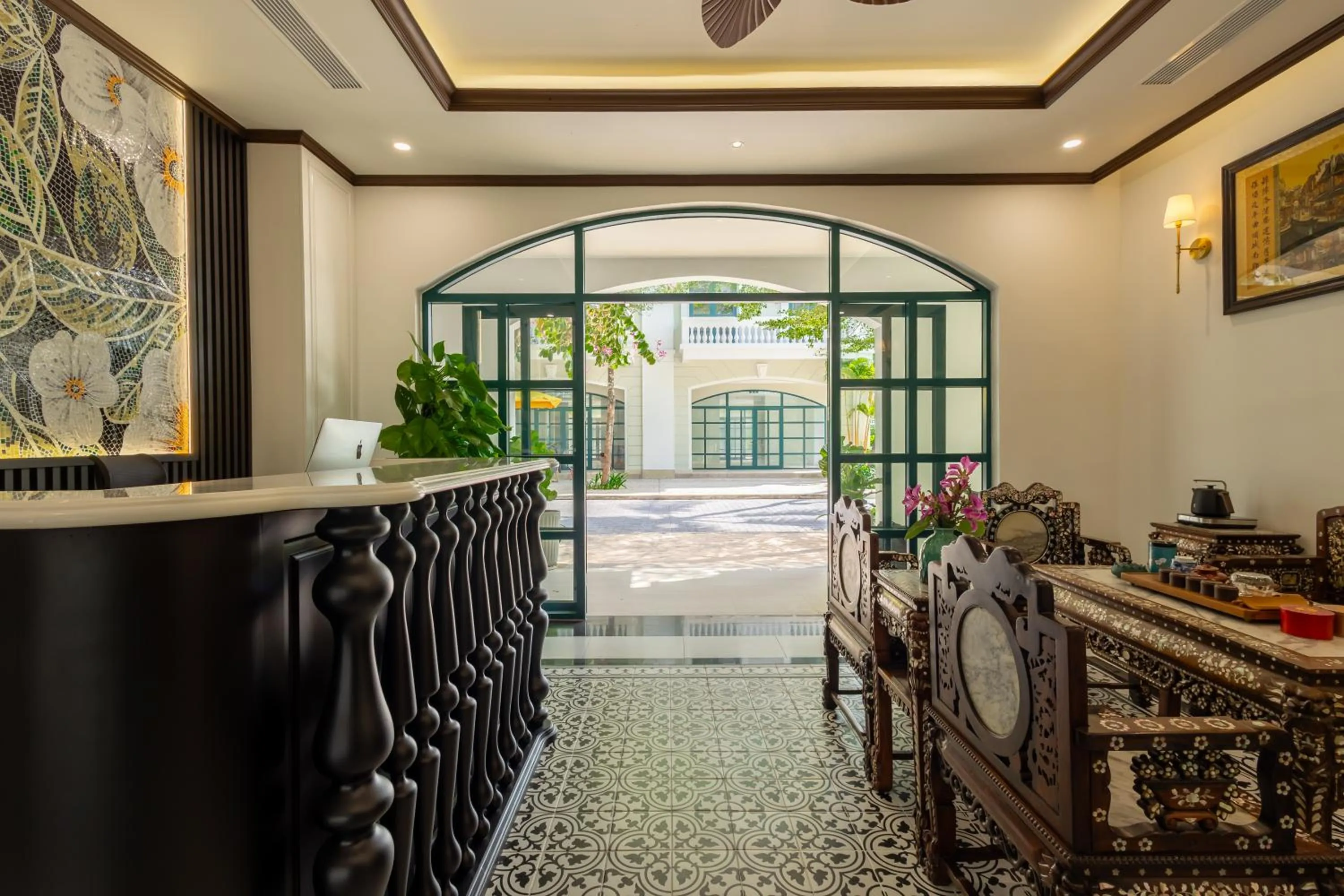 Lobby or reception in Stella Marina Boutique Hotel