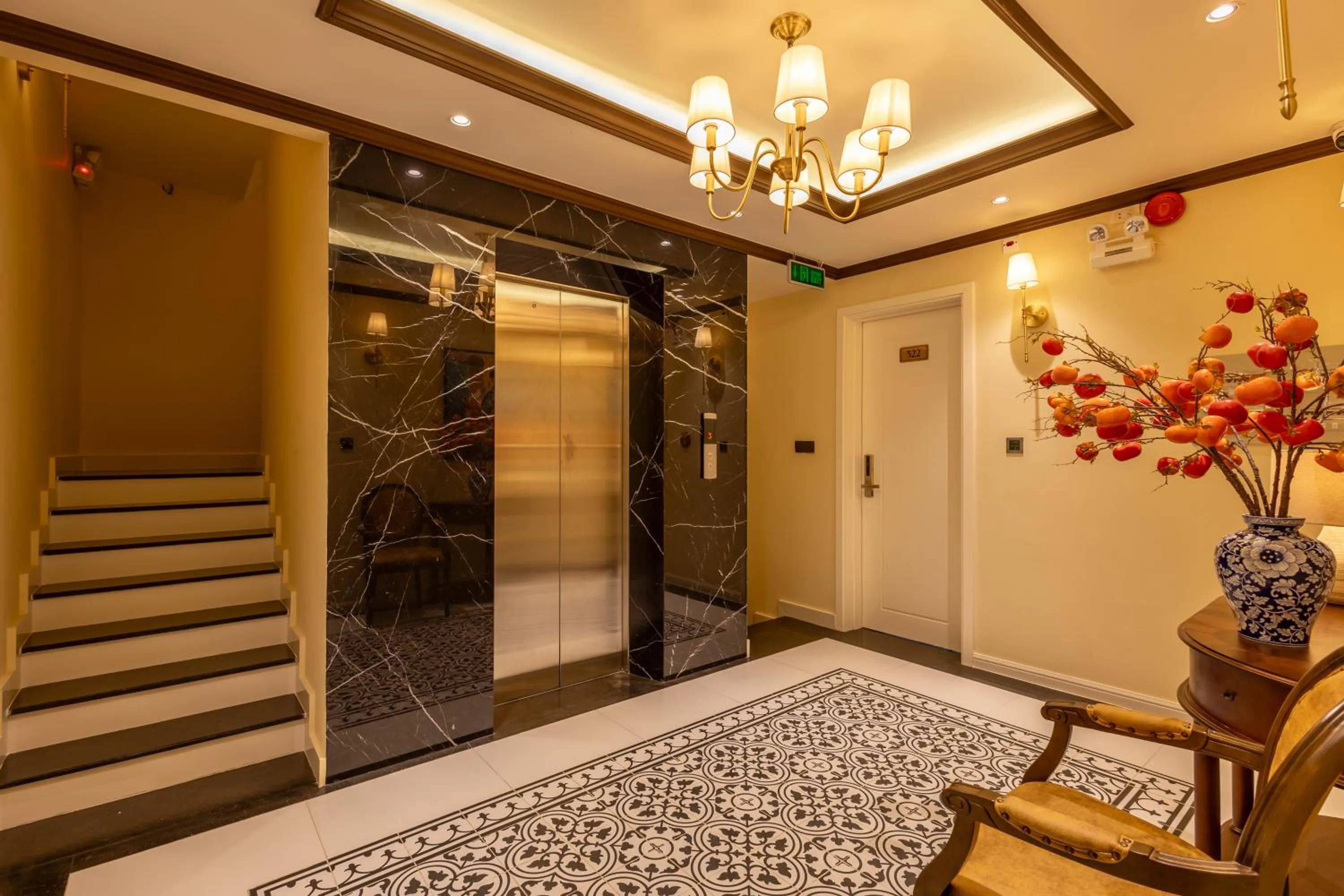 elevator in Stella Marina Boutique Hotel