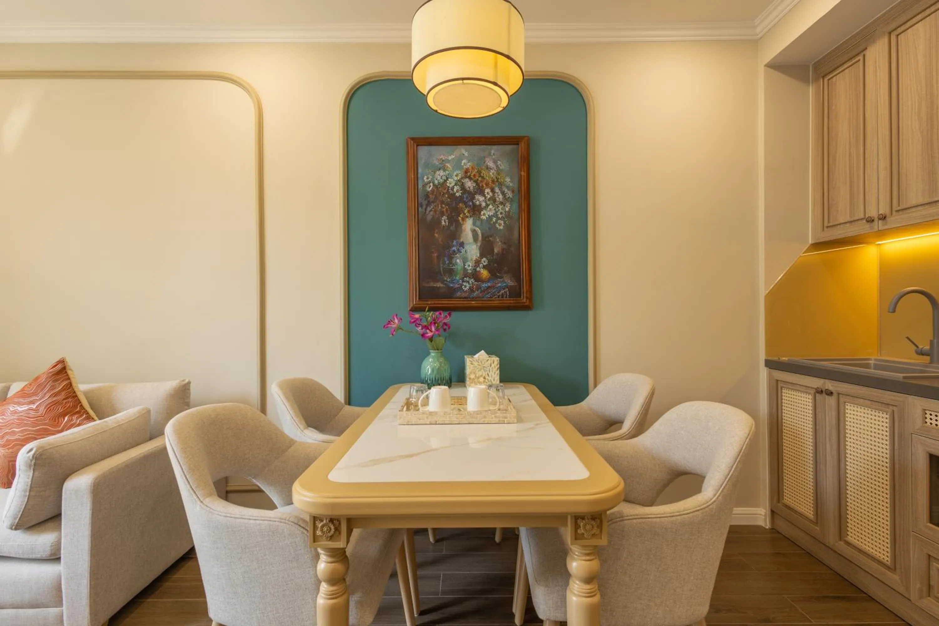 Living room in Stella Marina Boutique Hotel