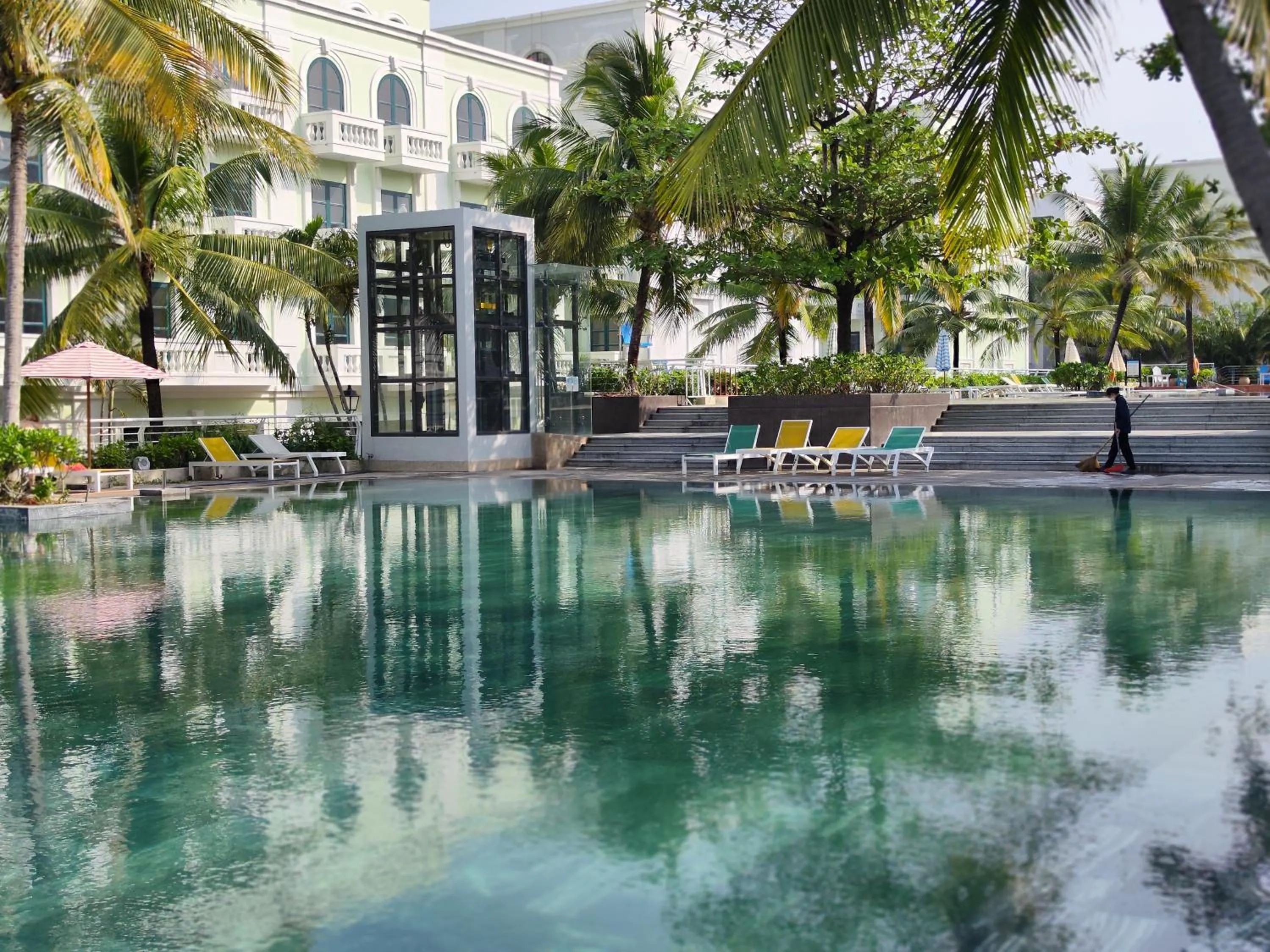 Swimming pool in Stella Marina Boutique Hotel