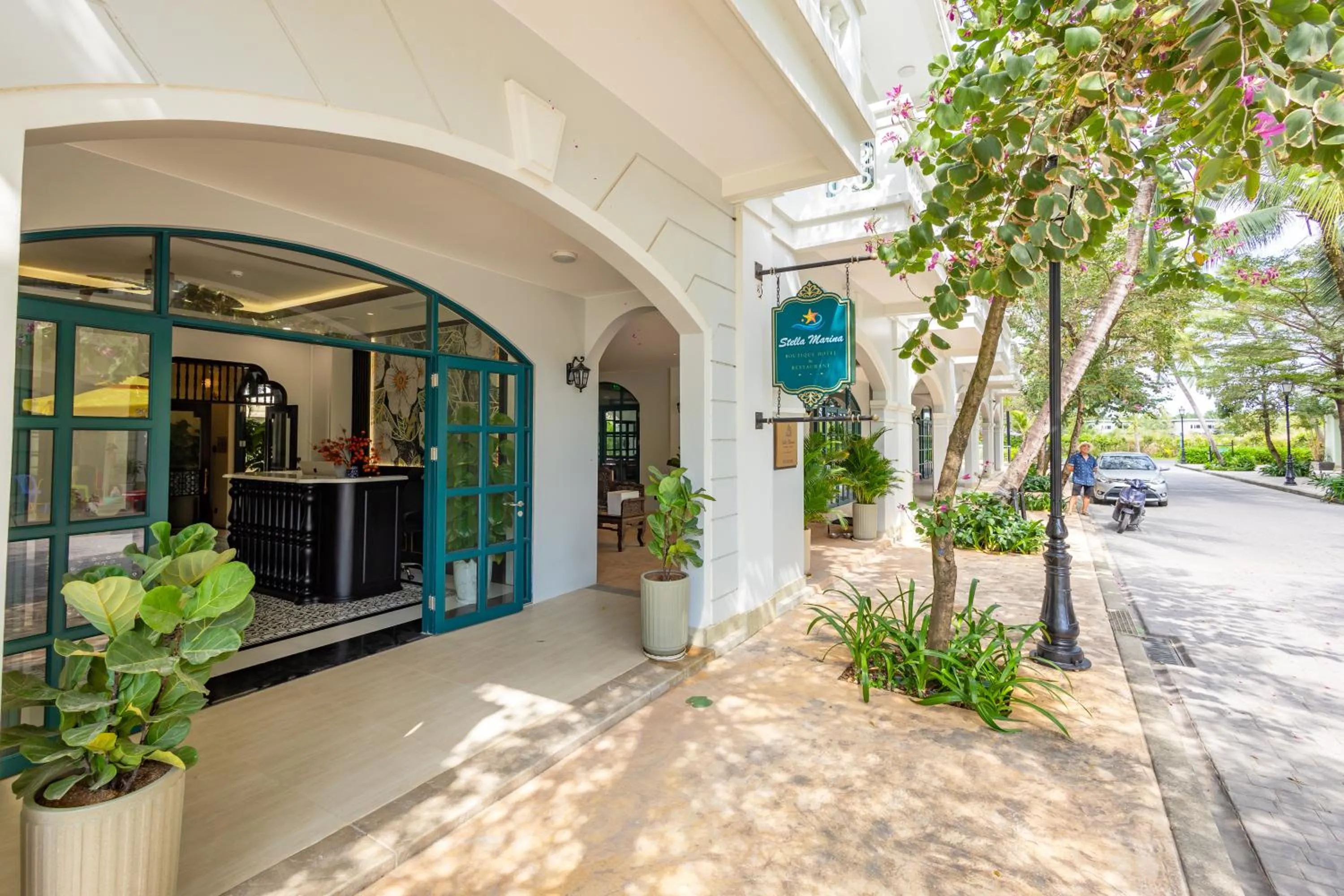 Facade/entrance in Stella Marina Boutique Hotel