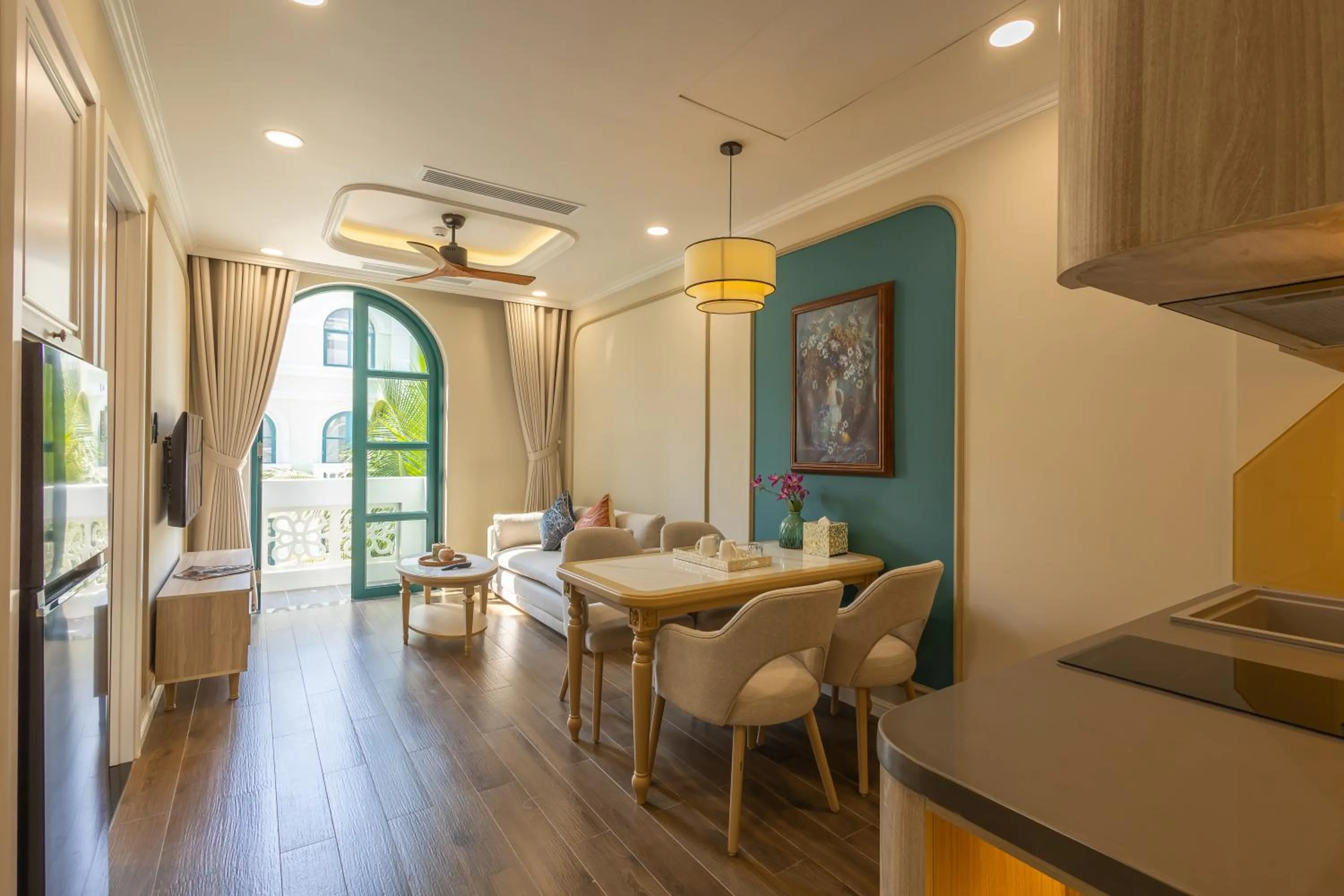 Living room in Stella Marina Boutique Hotel