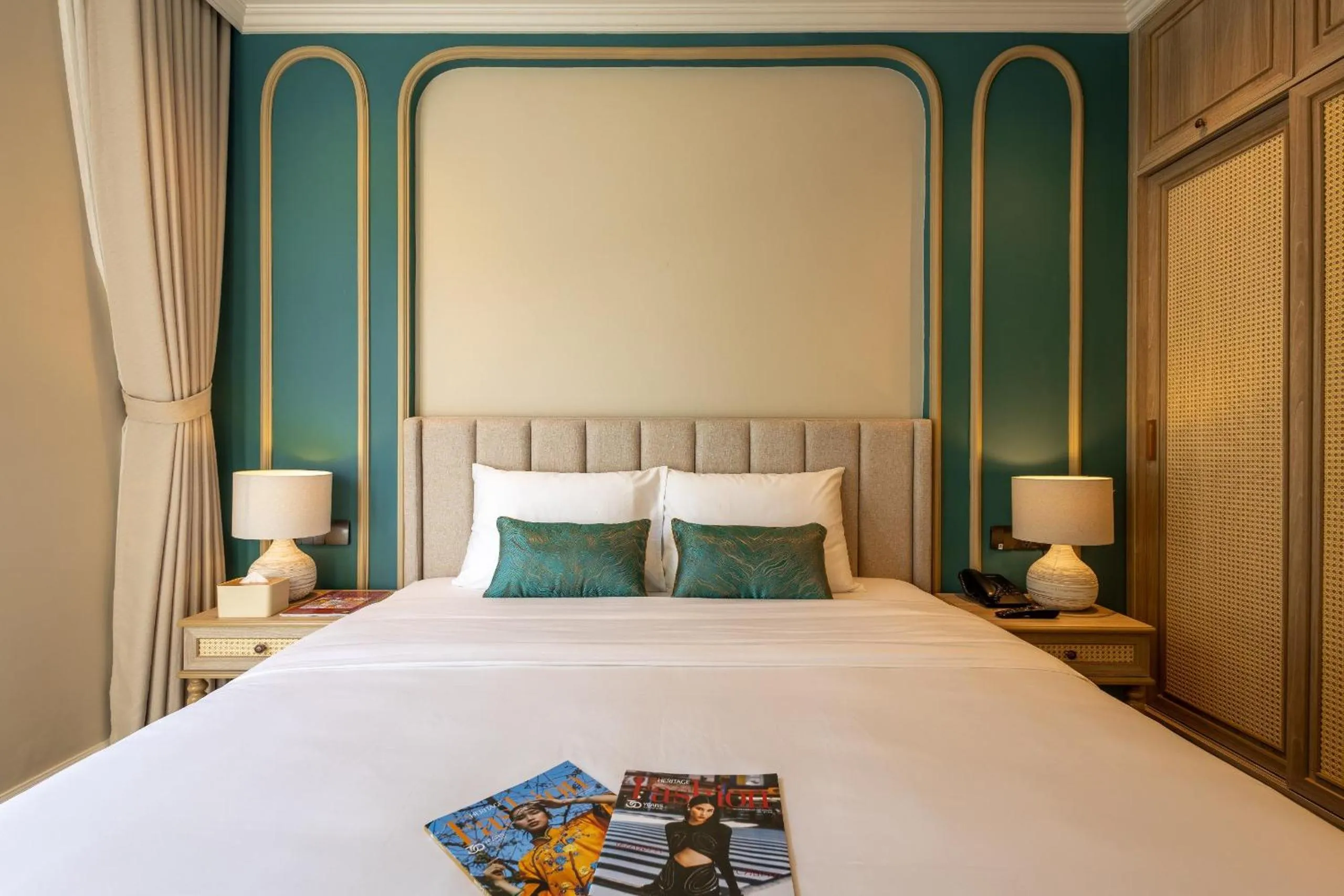 Bed in Stella Marina Boutique Hotel