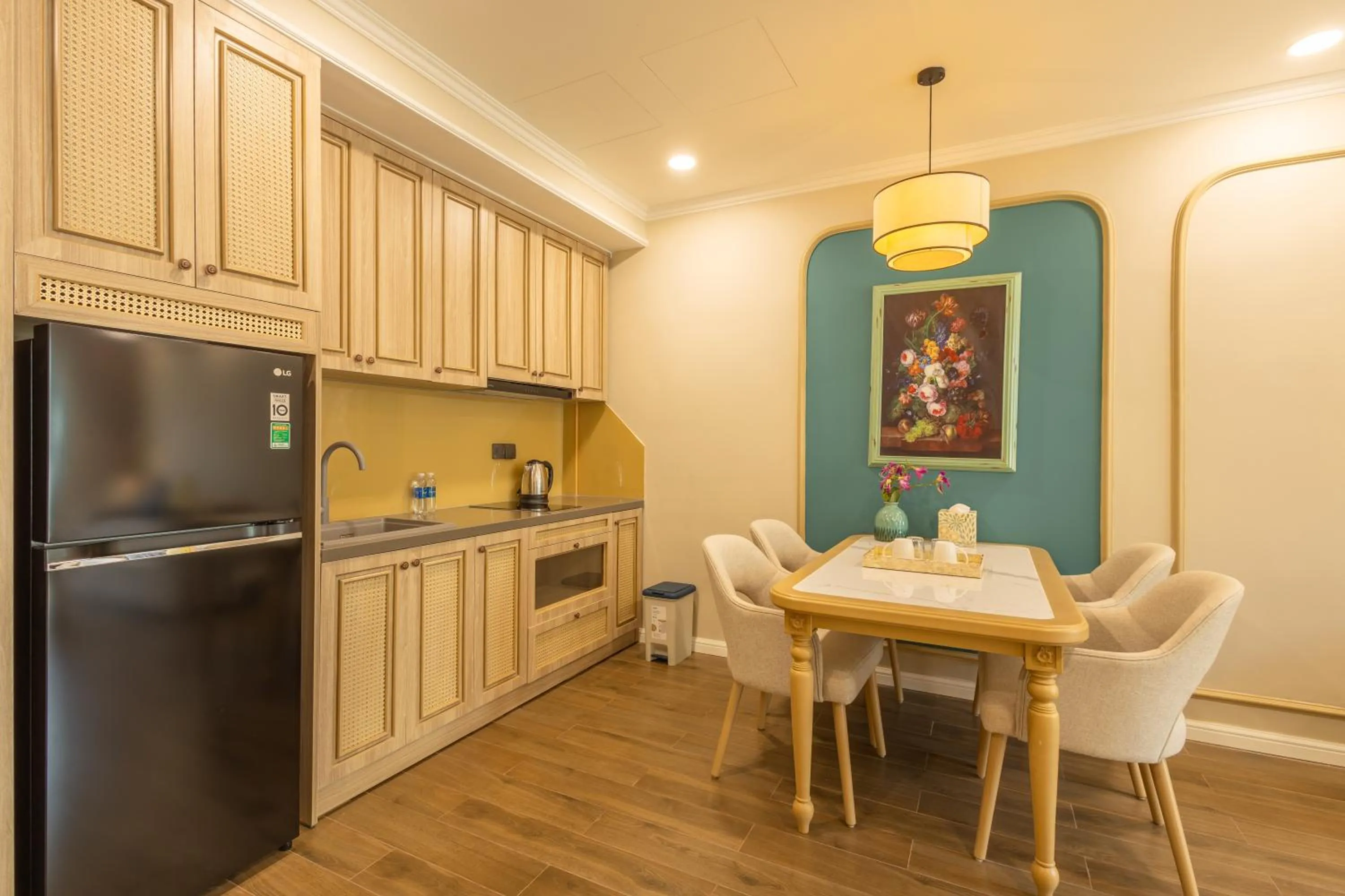 Kitchen or kitchenette in Stella Marina Boutique Hotel