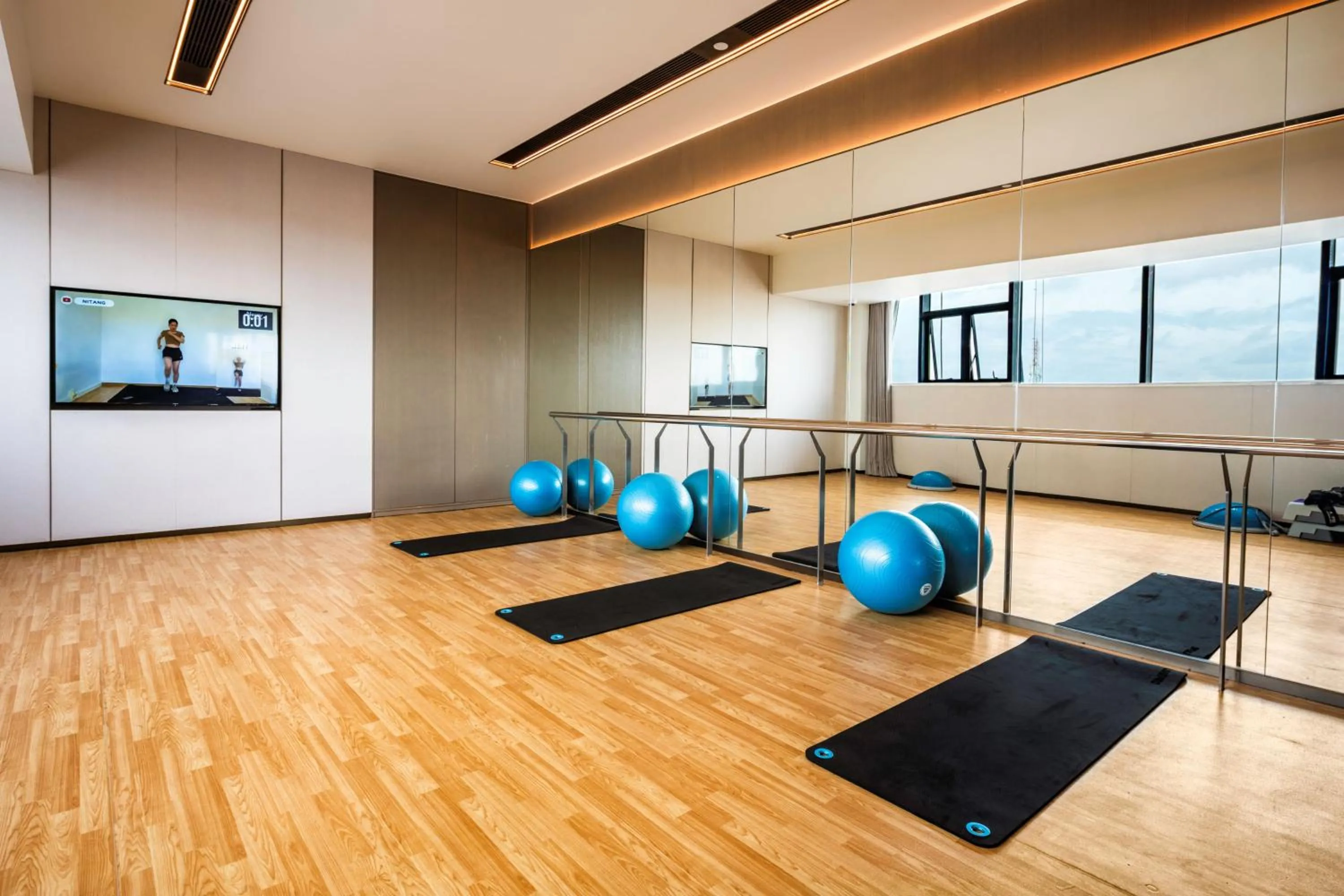 Fitness centre/facilities in Latsavong Wanda Vista Vientiane