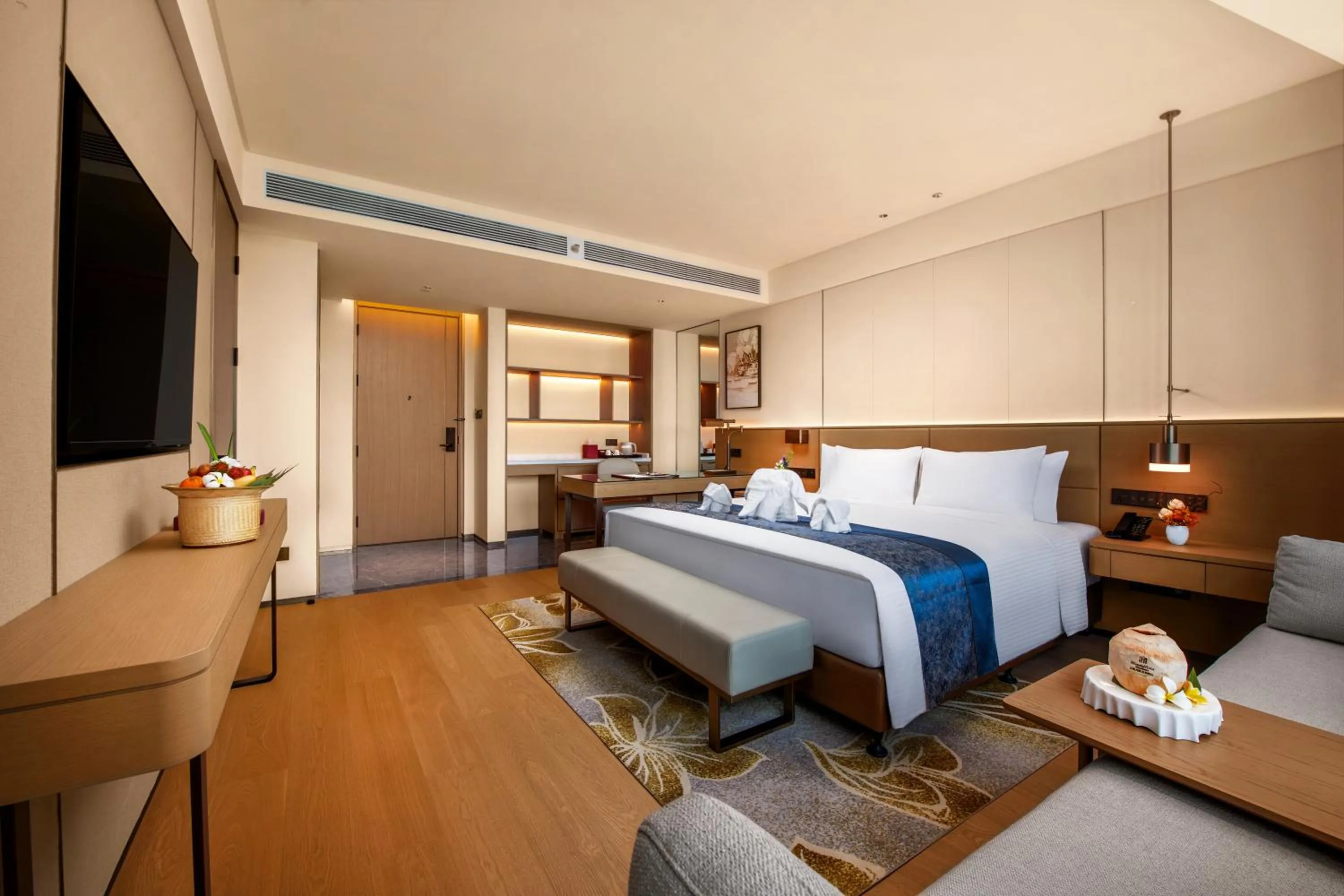 Bedroom, Bed in Latsavong Wanda Vista Vientiane