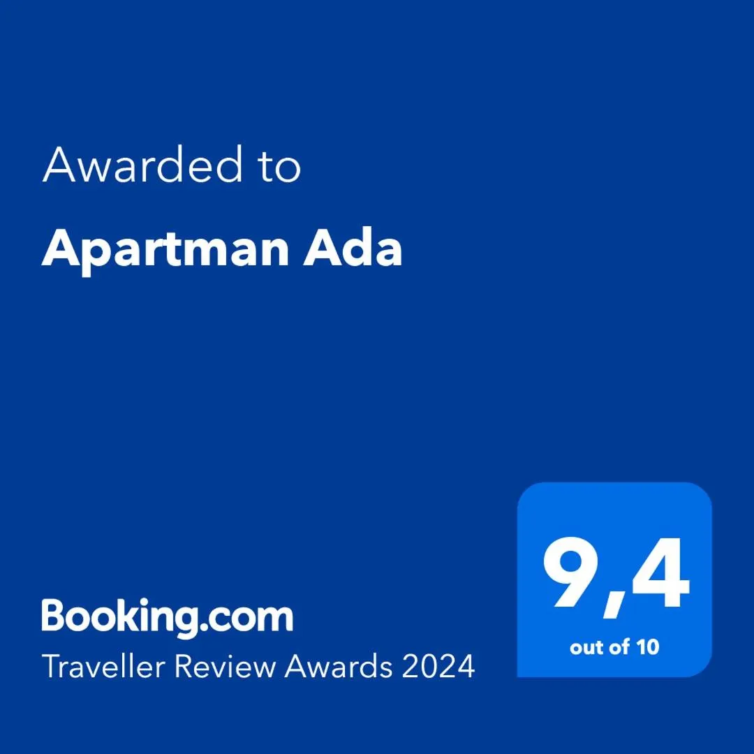 Certificate/Award in Apartment Ada bed & breakfast