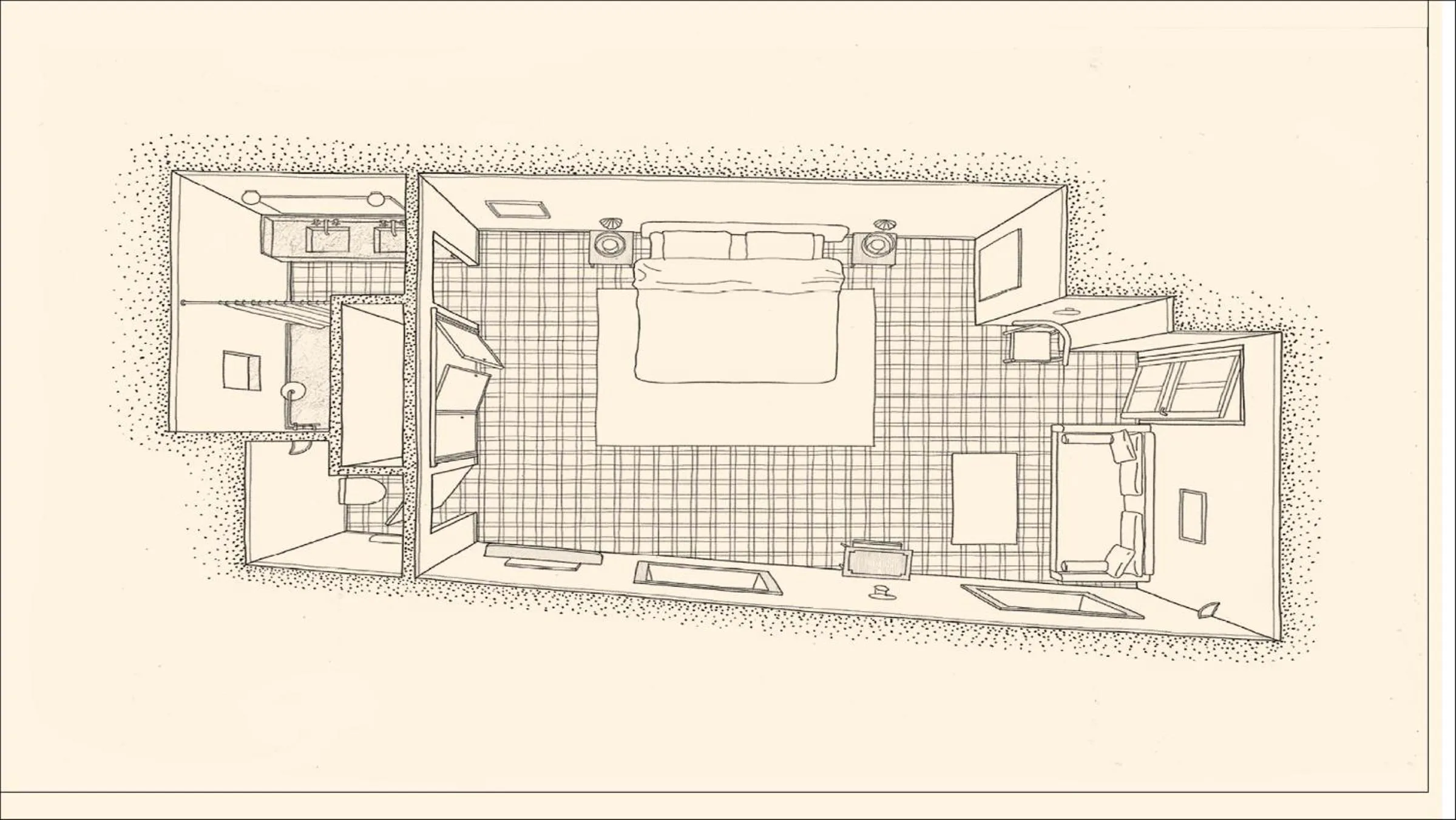 Bird's eye view in Portella Palma
