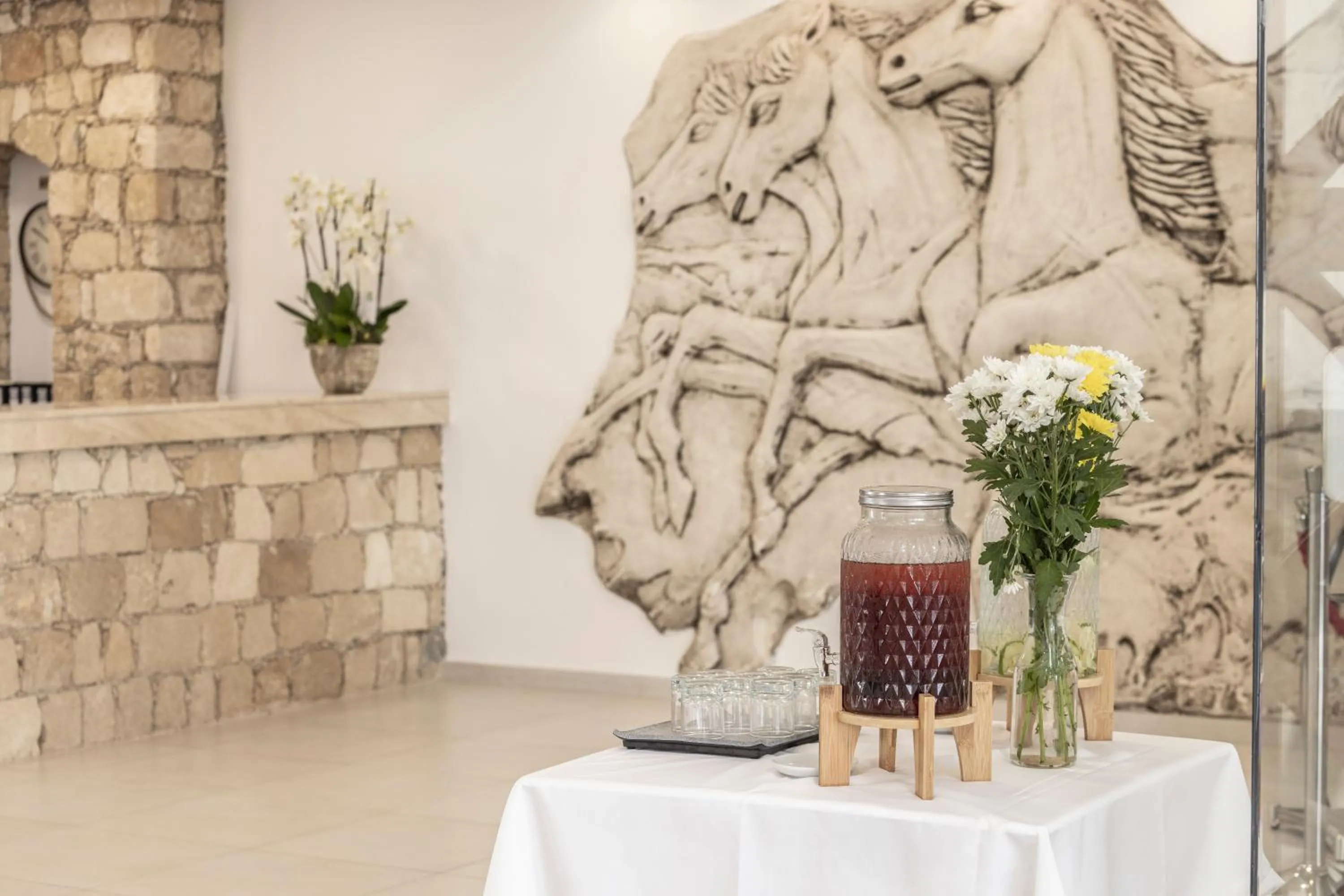 Lobby or reception in Kapetanios Aqua Resort