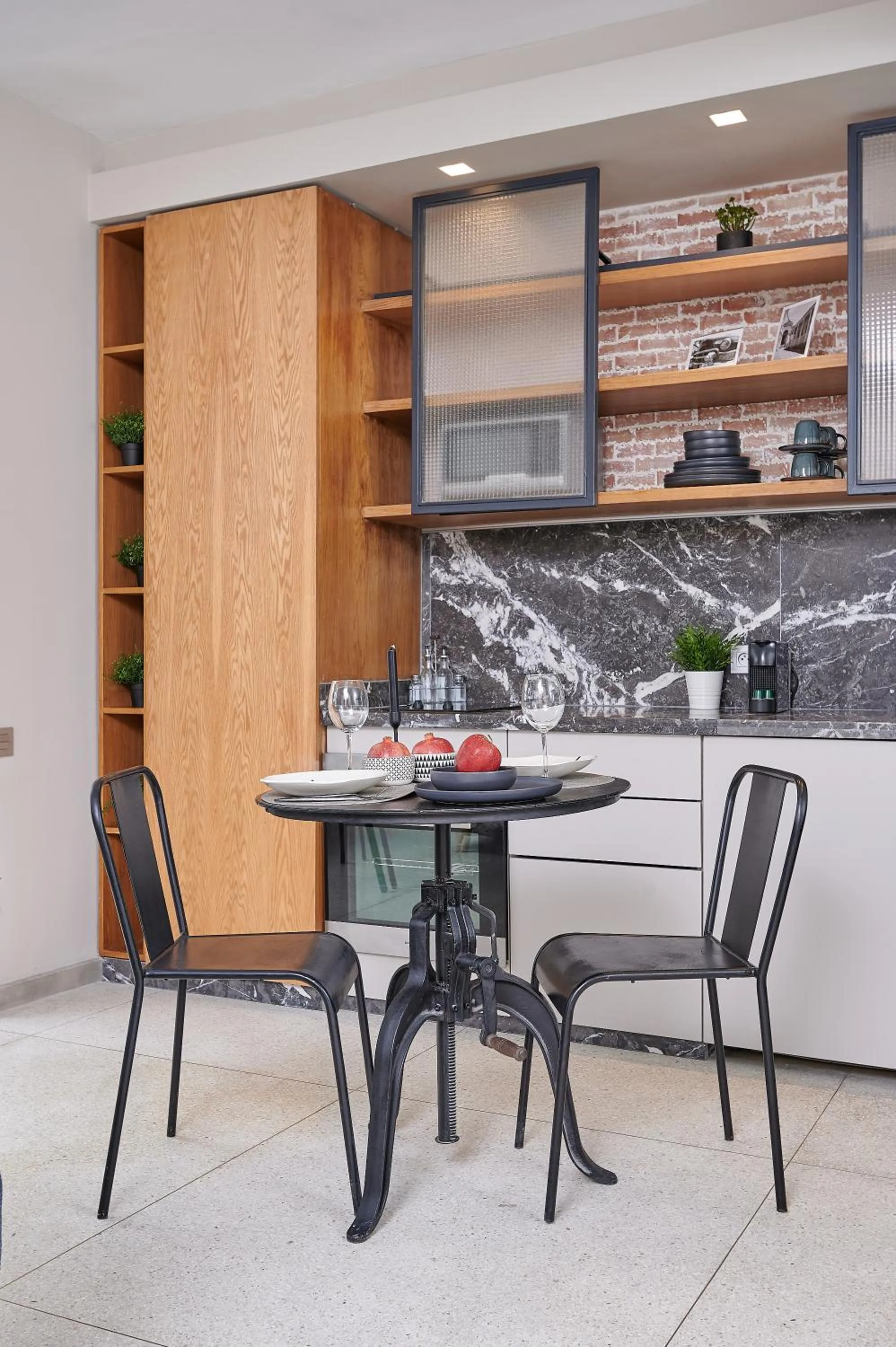 Kitchen or kitchenette in Stayhere Casablanca - Gauthier 3 - Urban Residence