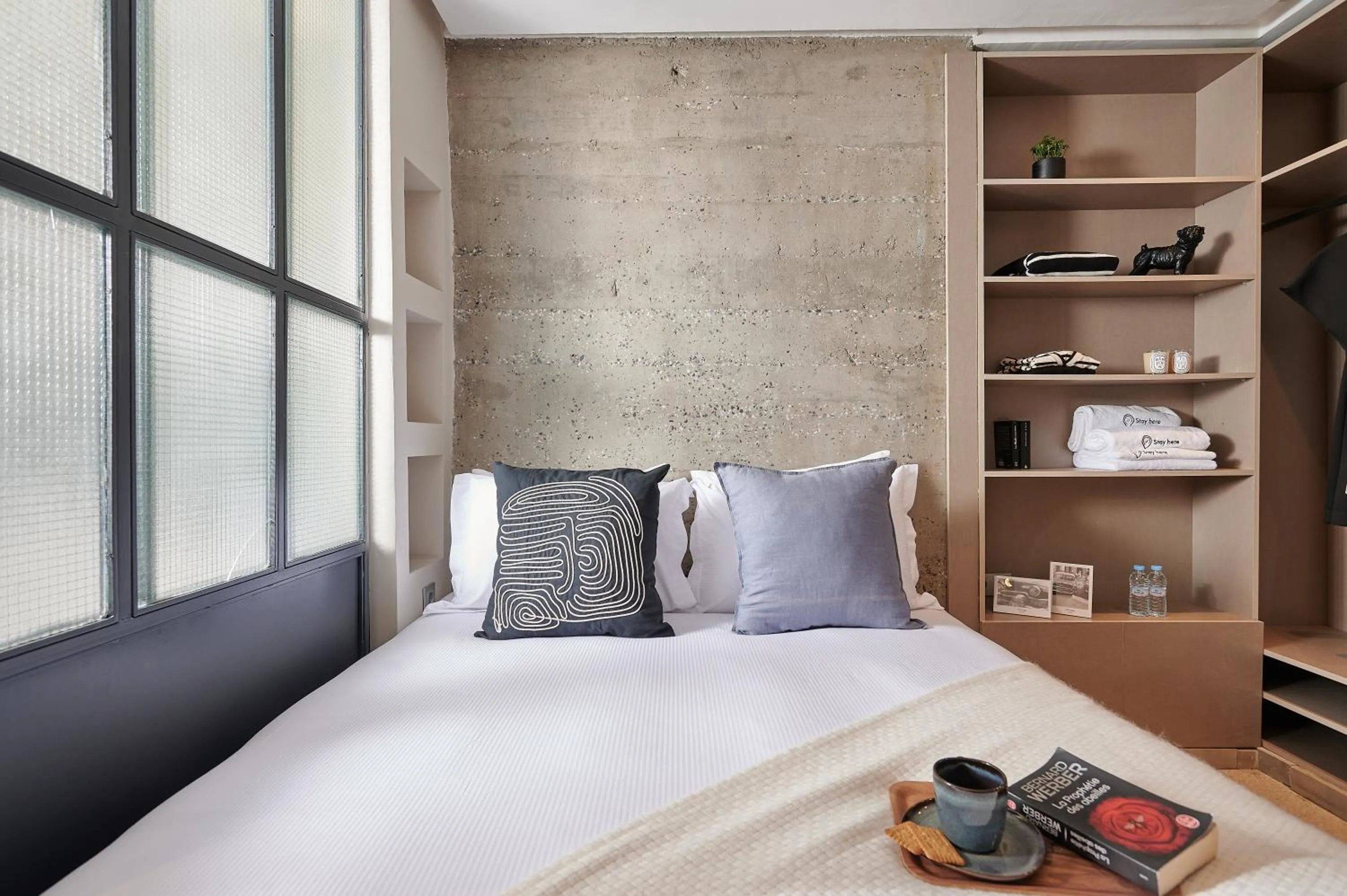 Bed in Stayhere Casablanca - Gauthier 3 - Urban Residence