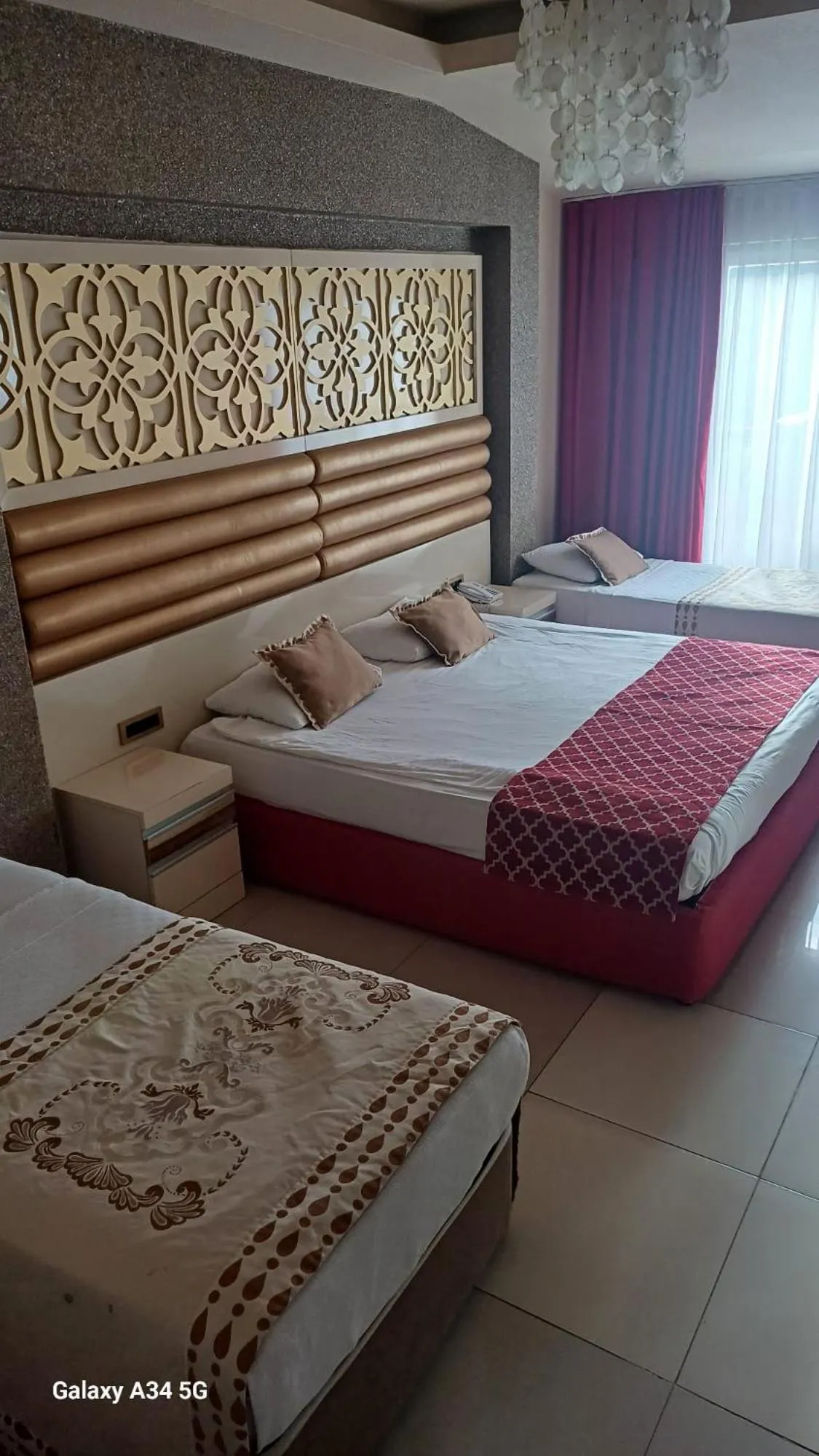Bed in Elamir Resort Hotel