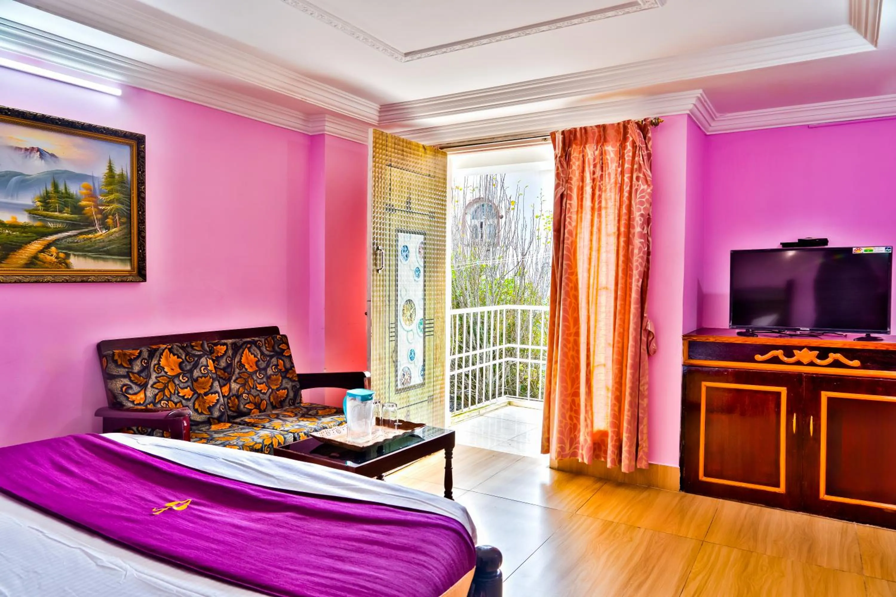 TV and multimedia, Bed in Hotel Mount View