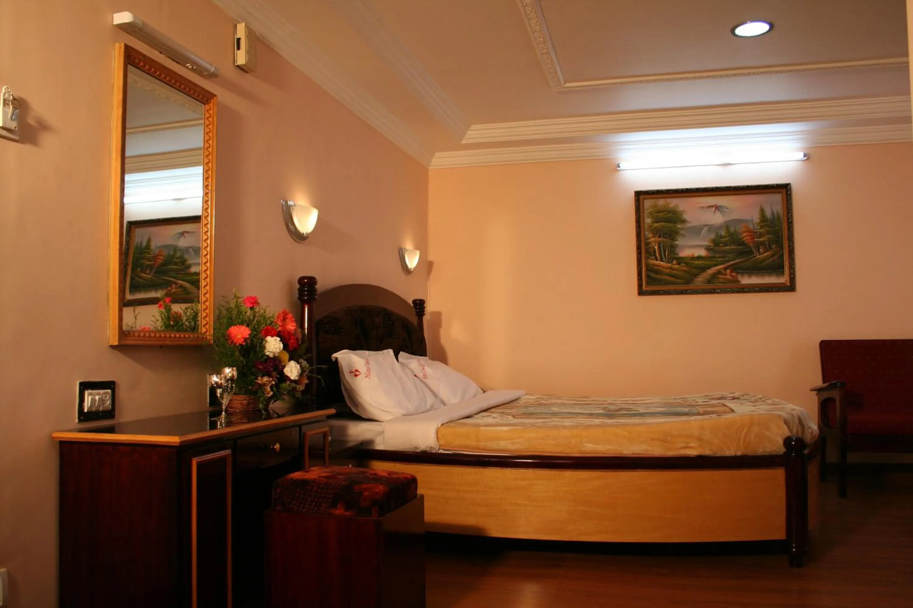 Bed in Hotel Mount View