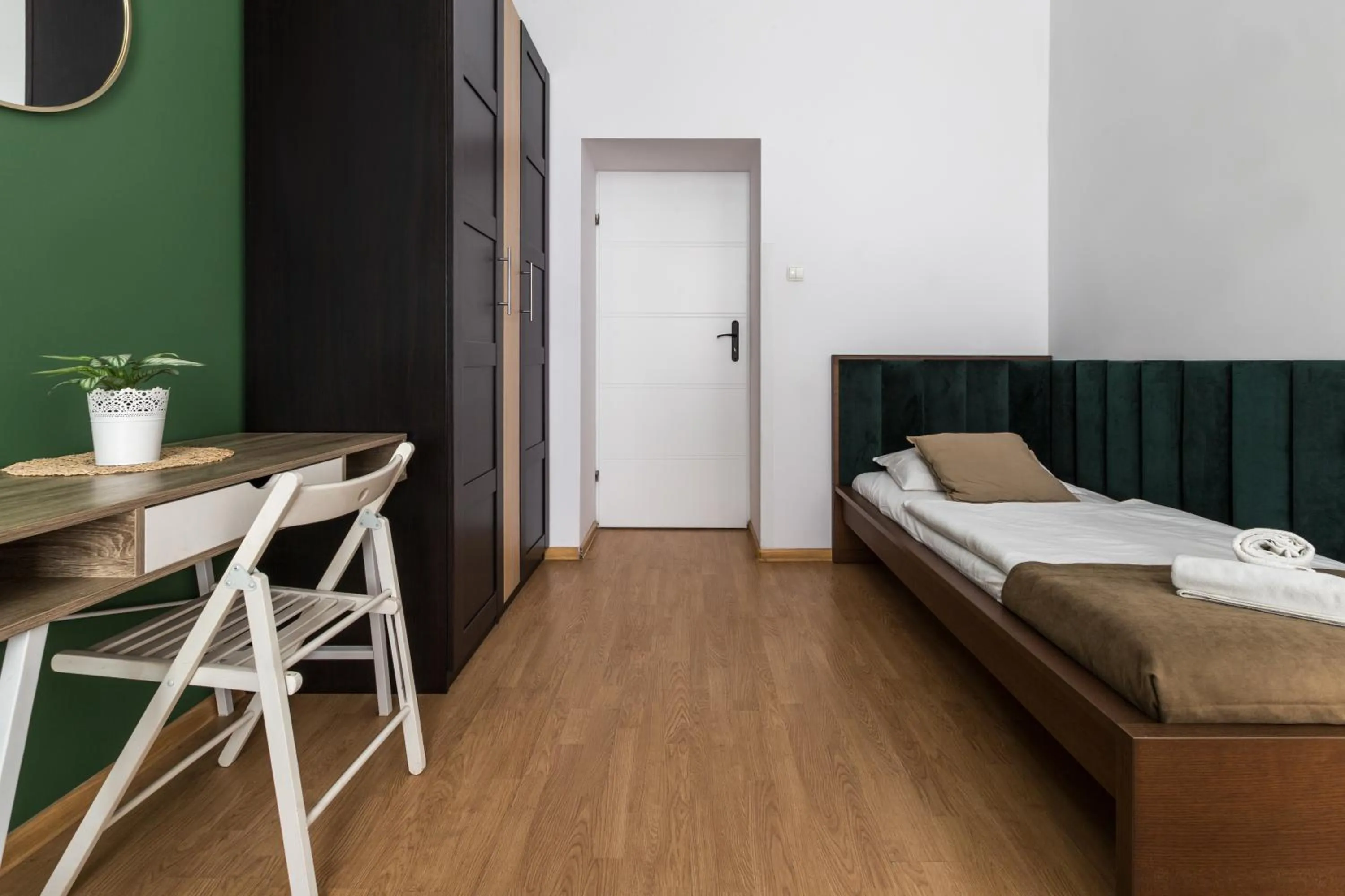 Bedroom, Bed in Wonderful Apartments in the Center of Krakow