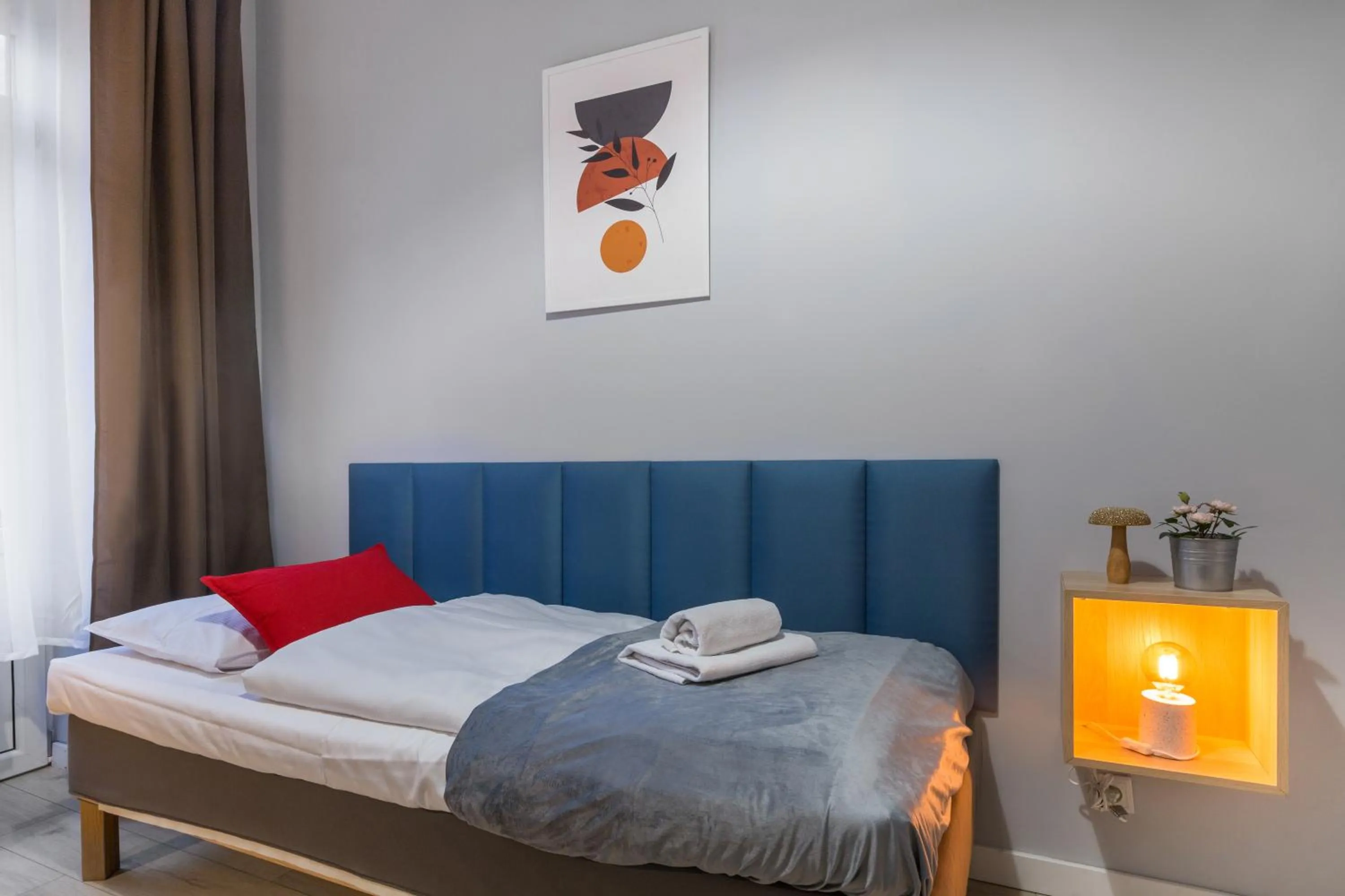 Bed in Wonderful Apartments in the Center of Krakow