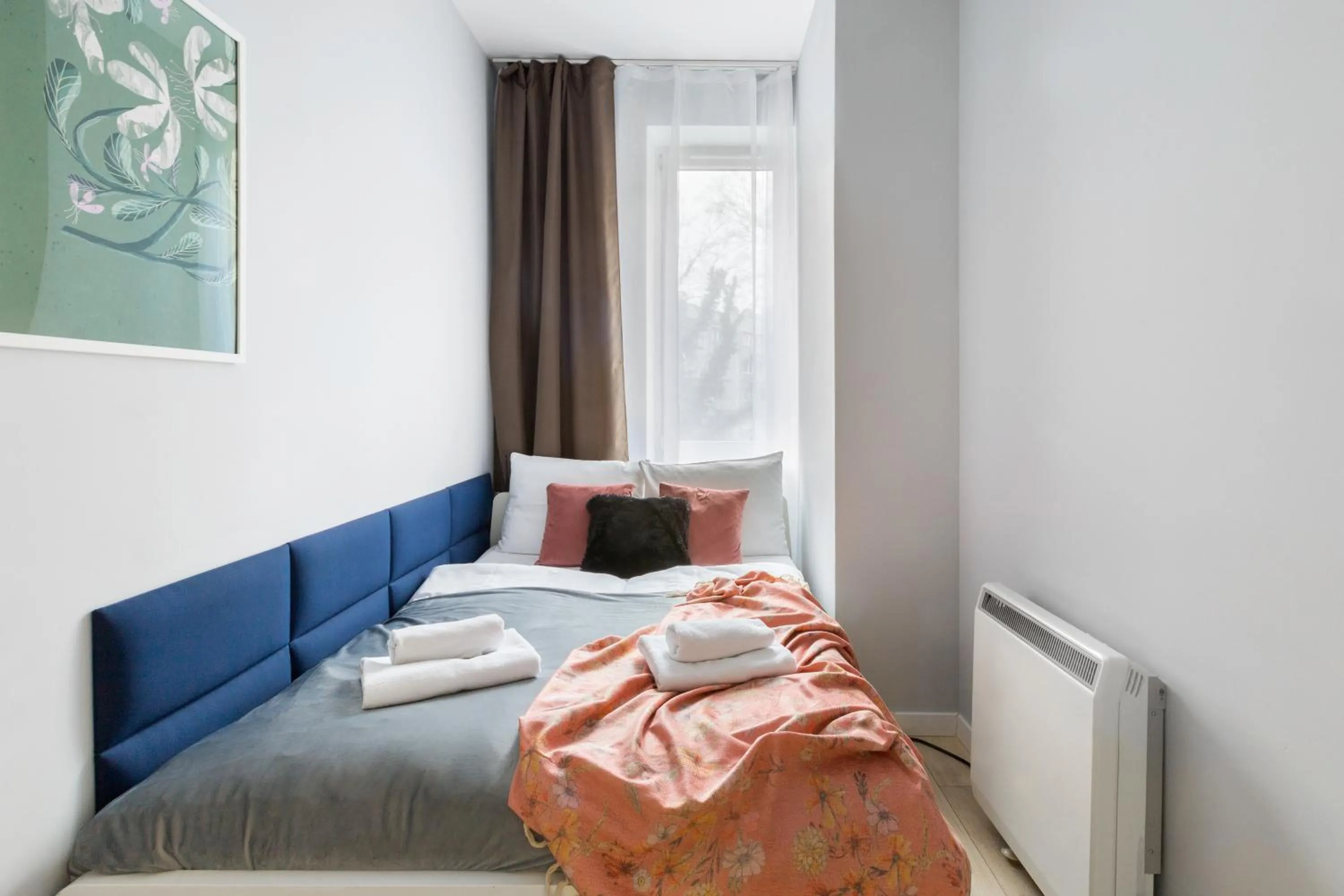 Bed in Wonderful Apartments in the Center of Krakow