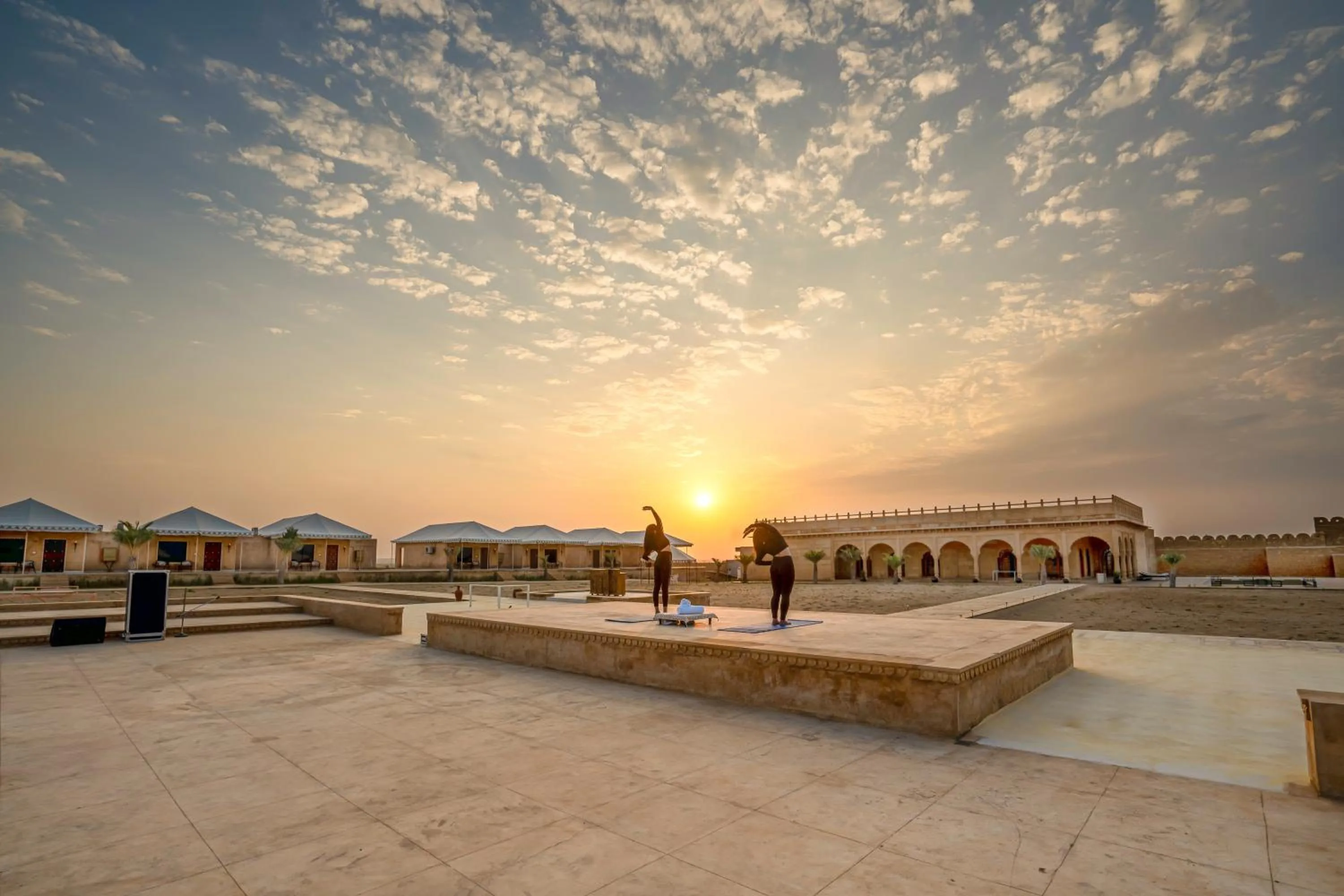 Natural landscape in Marugarh Camp and Resort Jaisalmer
