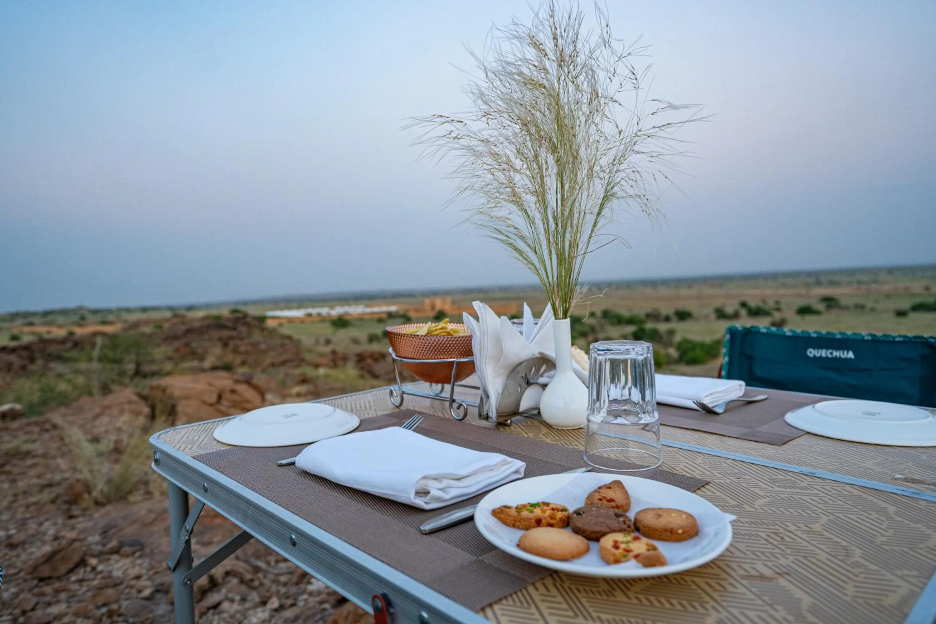 Breakfast in Marugarh Camp and Resort Jaisalmer