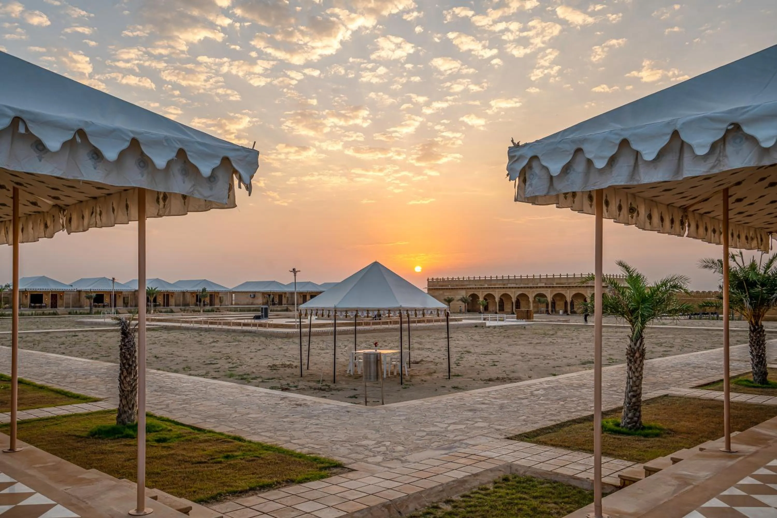 Natural landscape in Marugarh Camp and Resort Jaisalmer