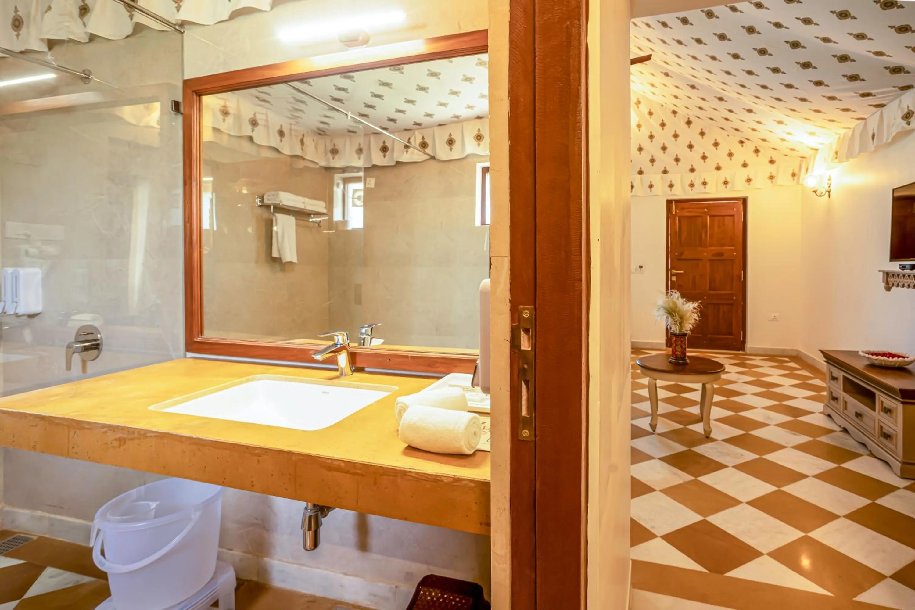 Bathroom in Marugarh Camp and Resort Jaisalmer