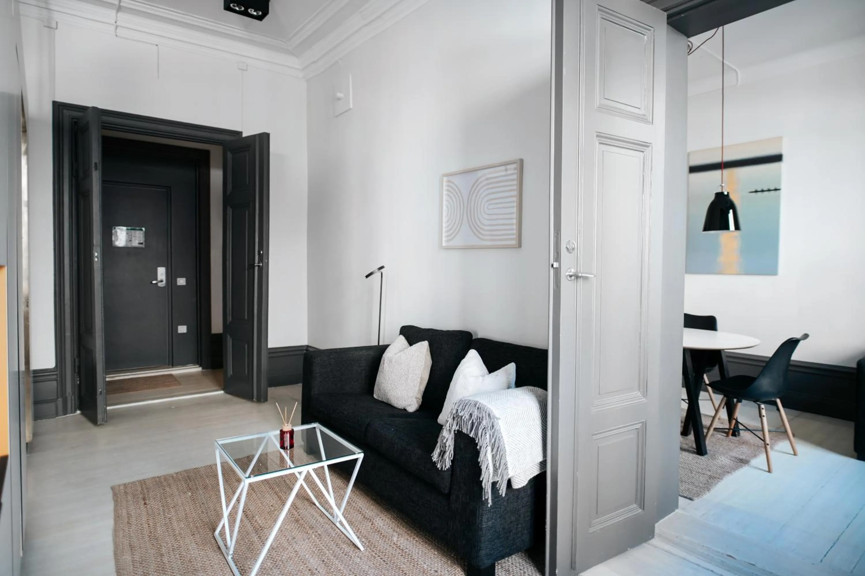 Living room, Bed in Guldgränd