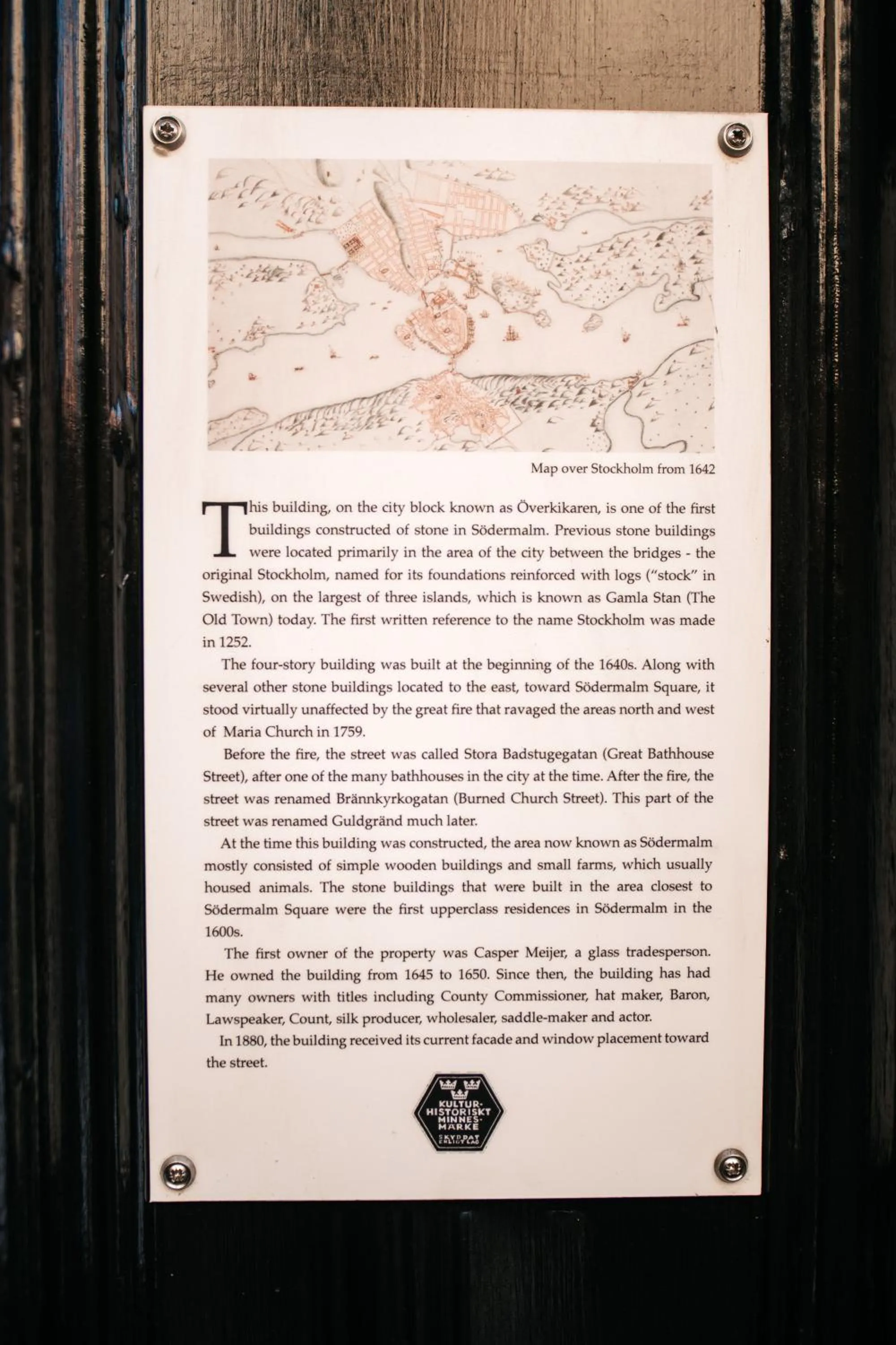 Property building in Guldgränd