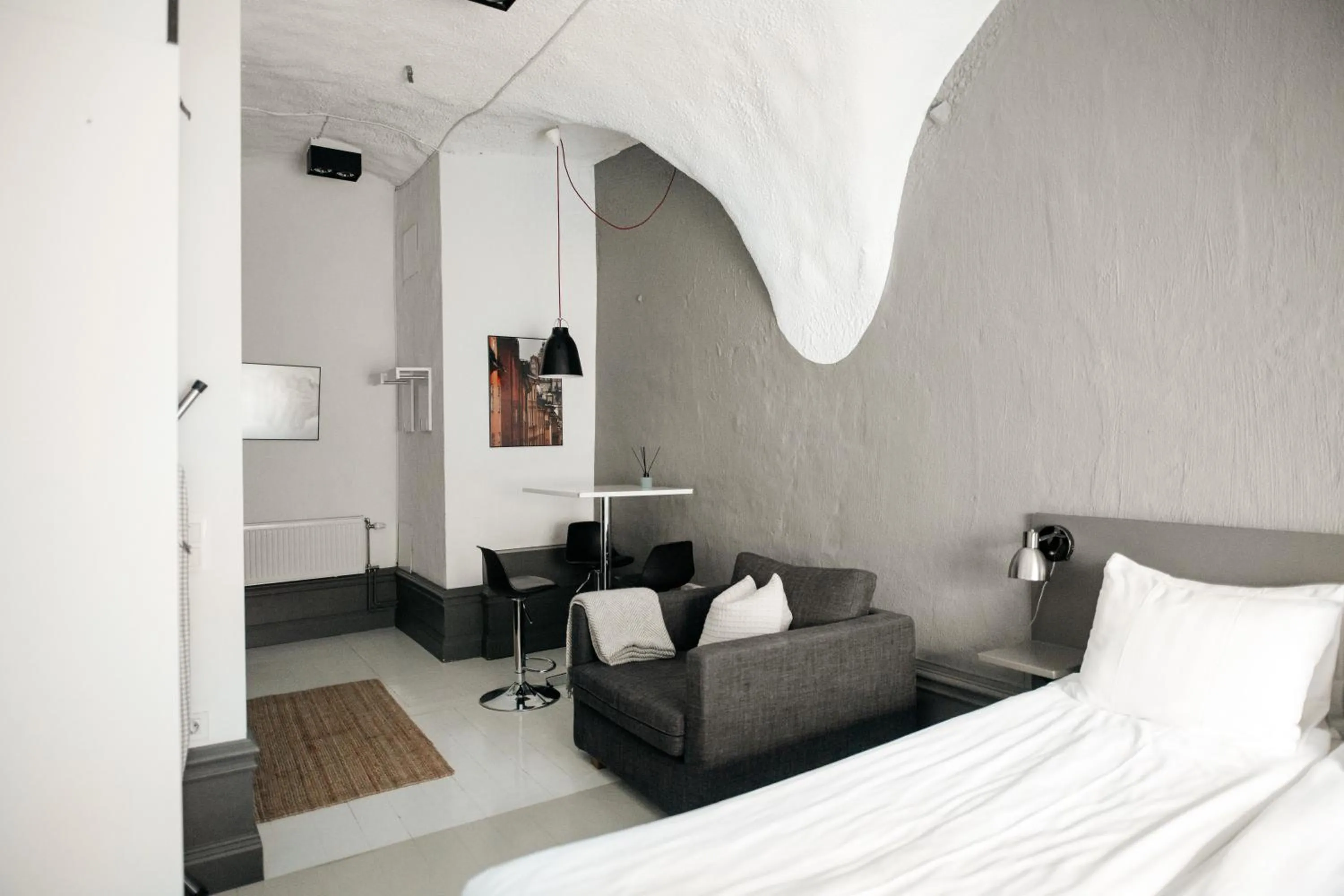 Dining area, Bed in Guldgränd