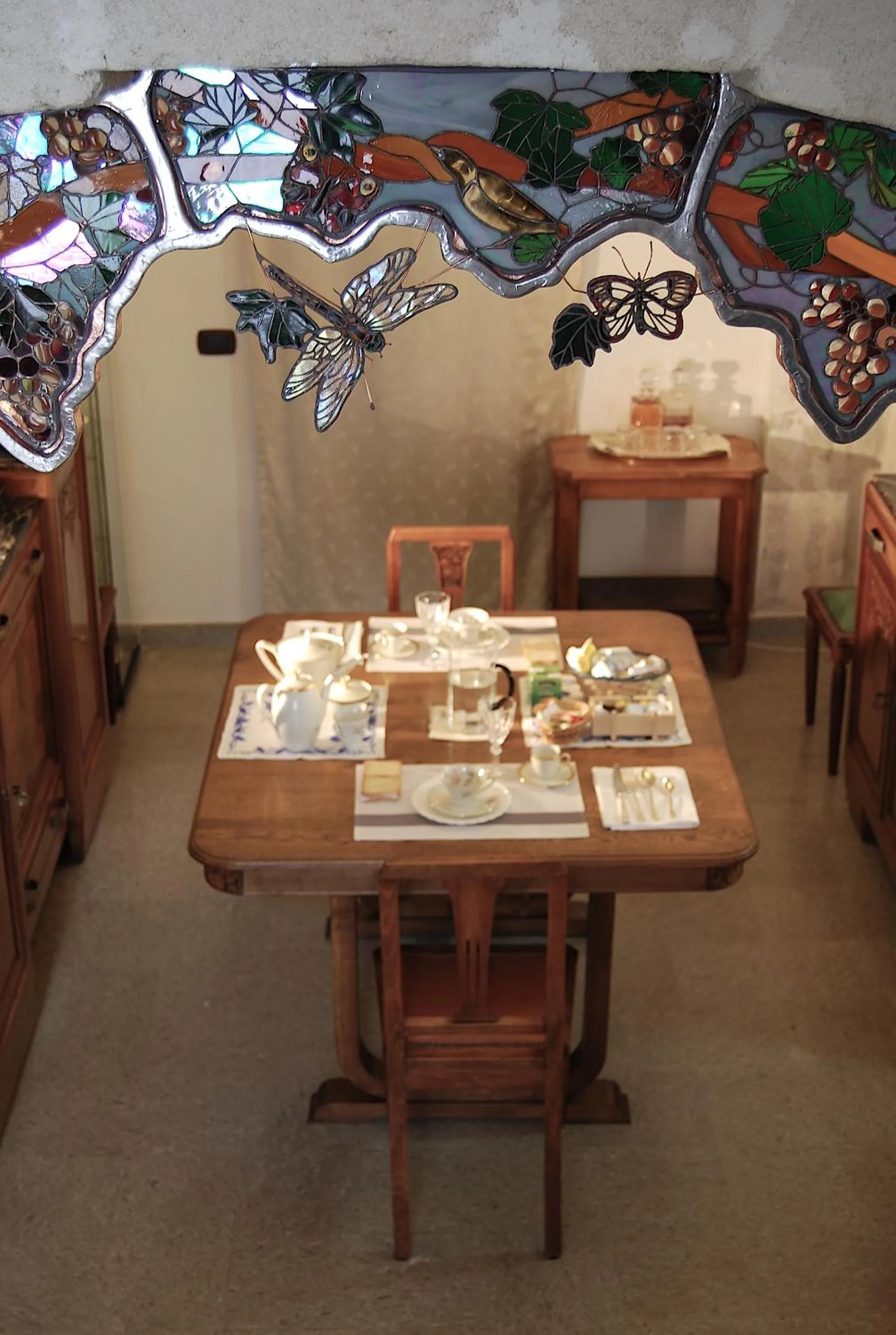 Italian breakfast in Art Transparent B&B