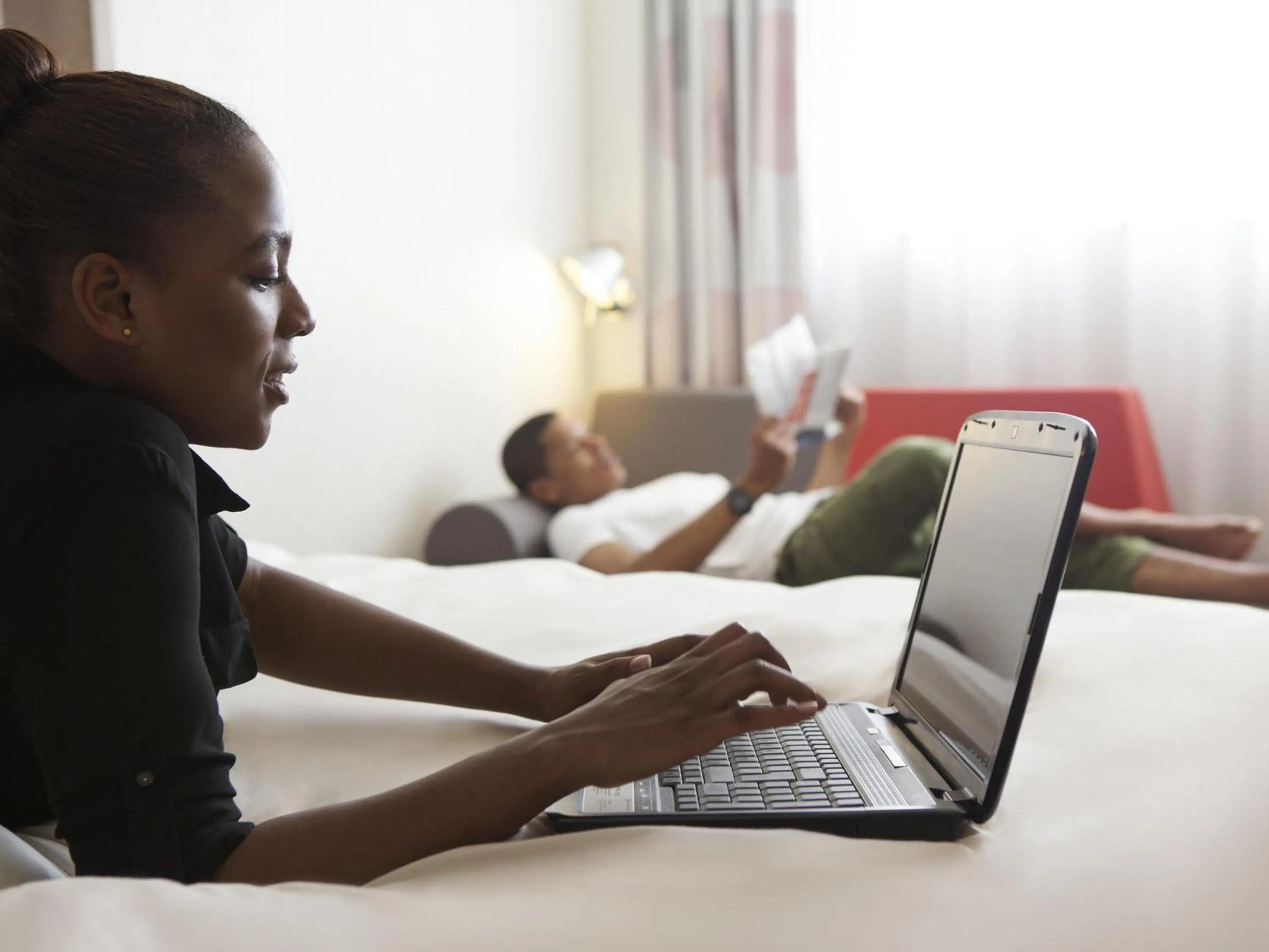 Bedroom, Bed in Novotel Basel City