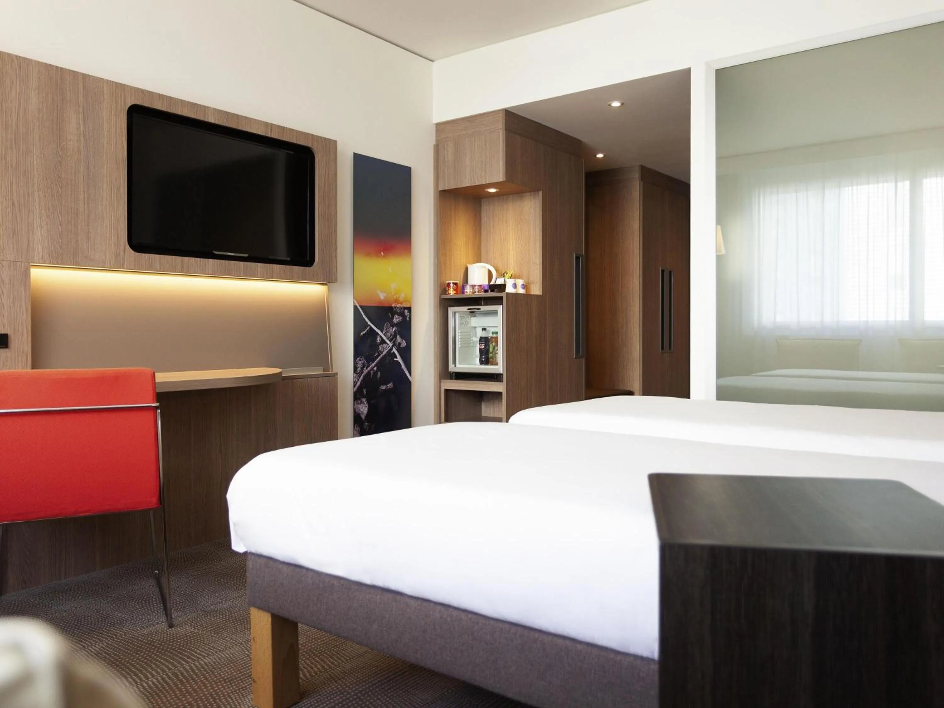 Bedroom, Bed in Novotel Basel City