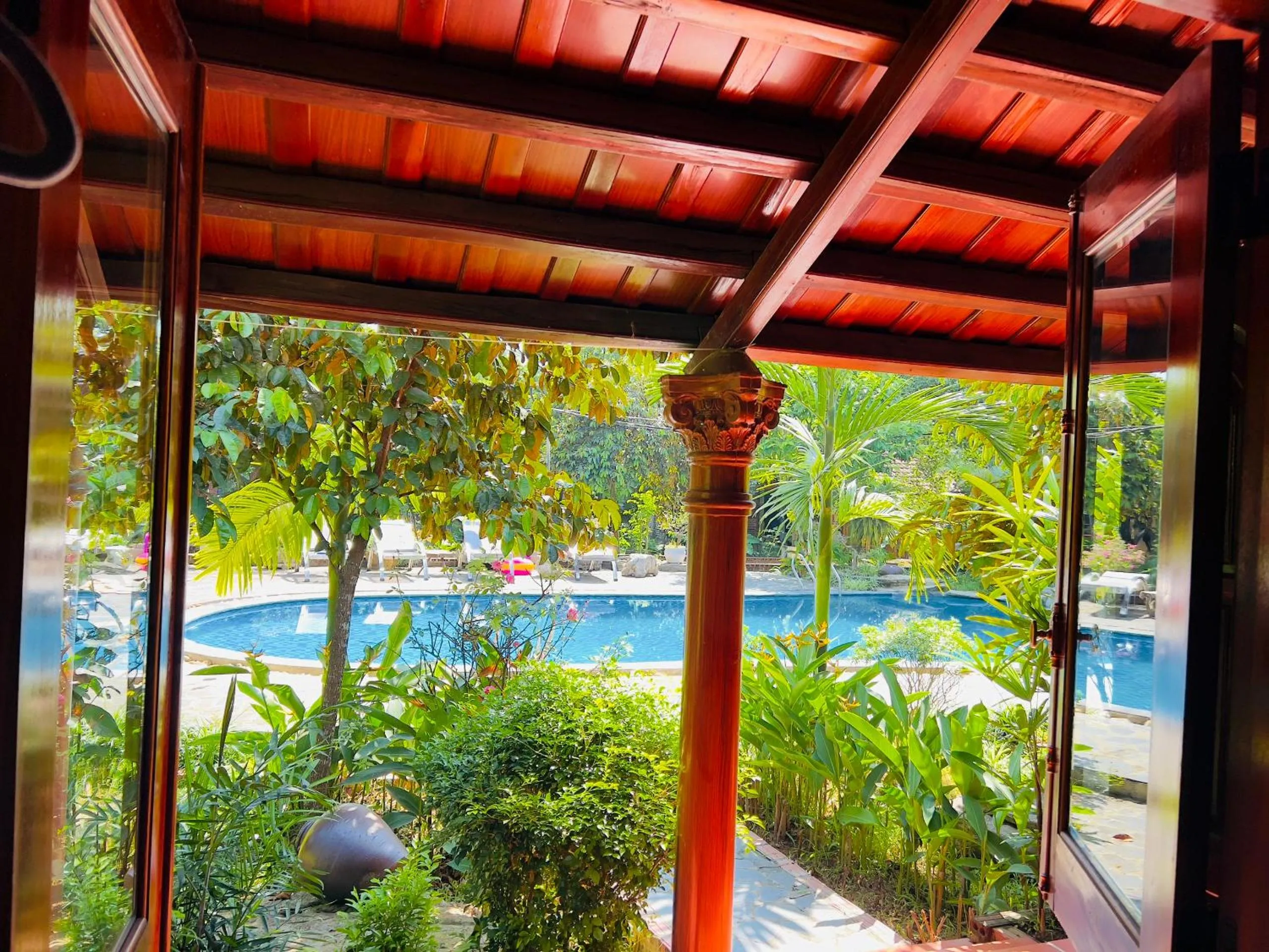 Pool view in Ninh Binh Family Homestay