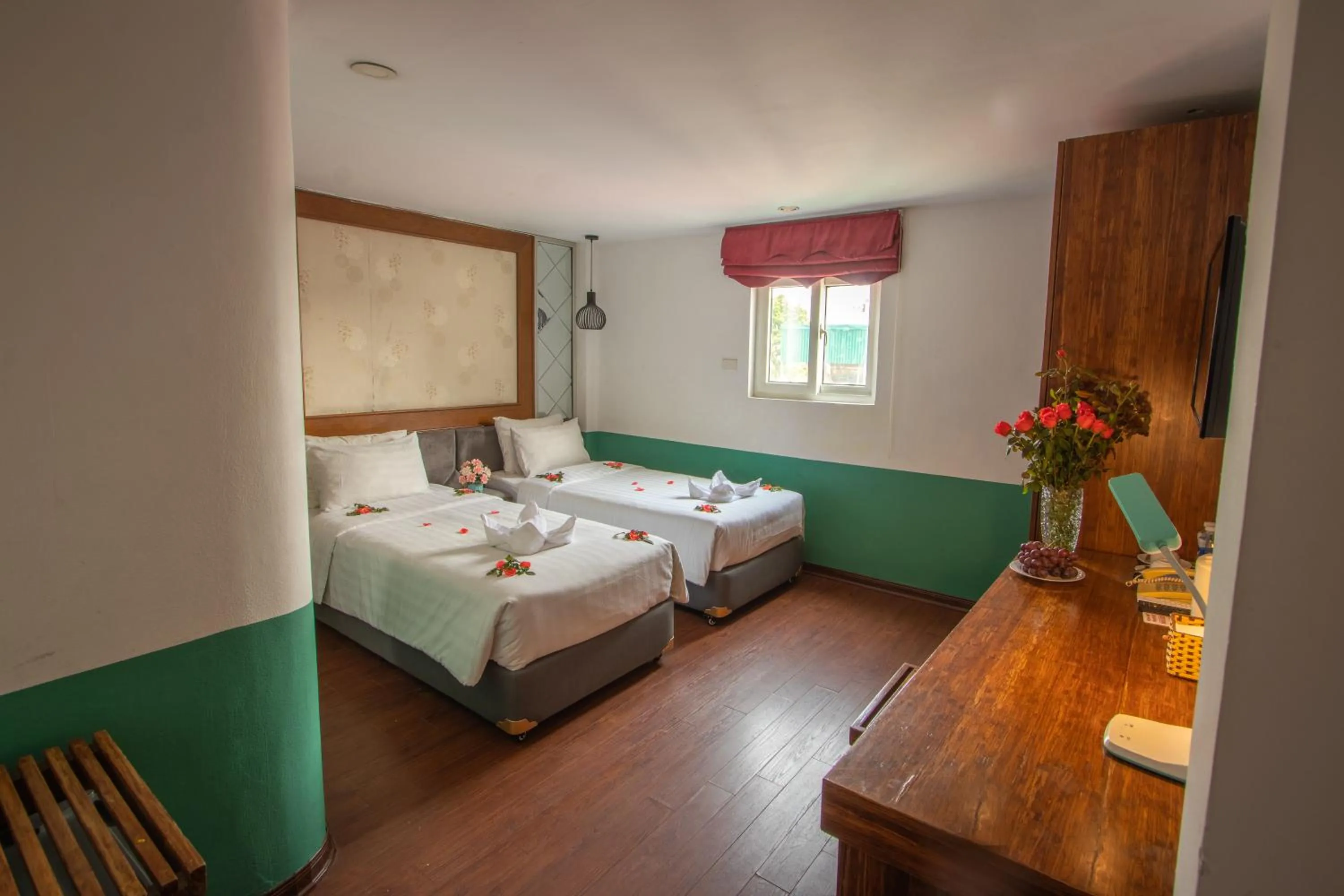 Photo of the whole room, Bed in NT Elysian hotel