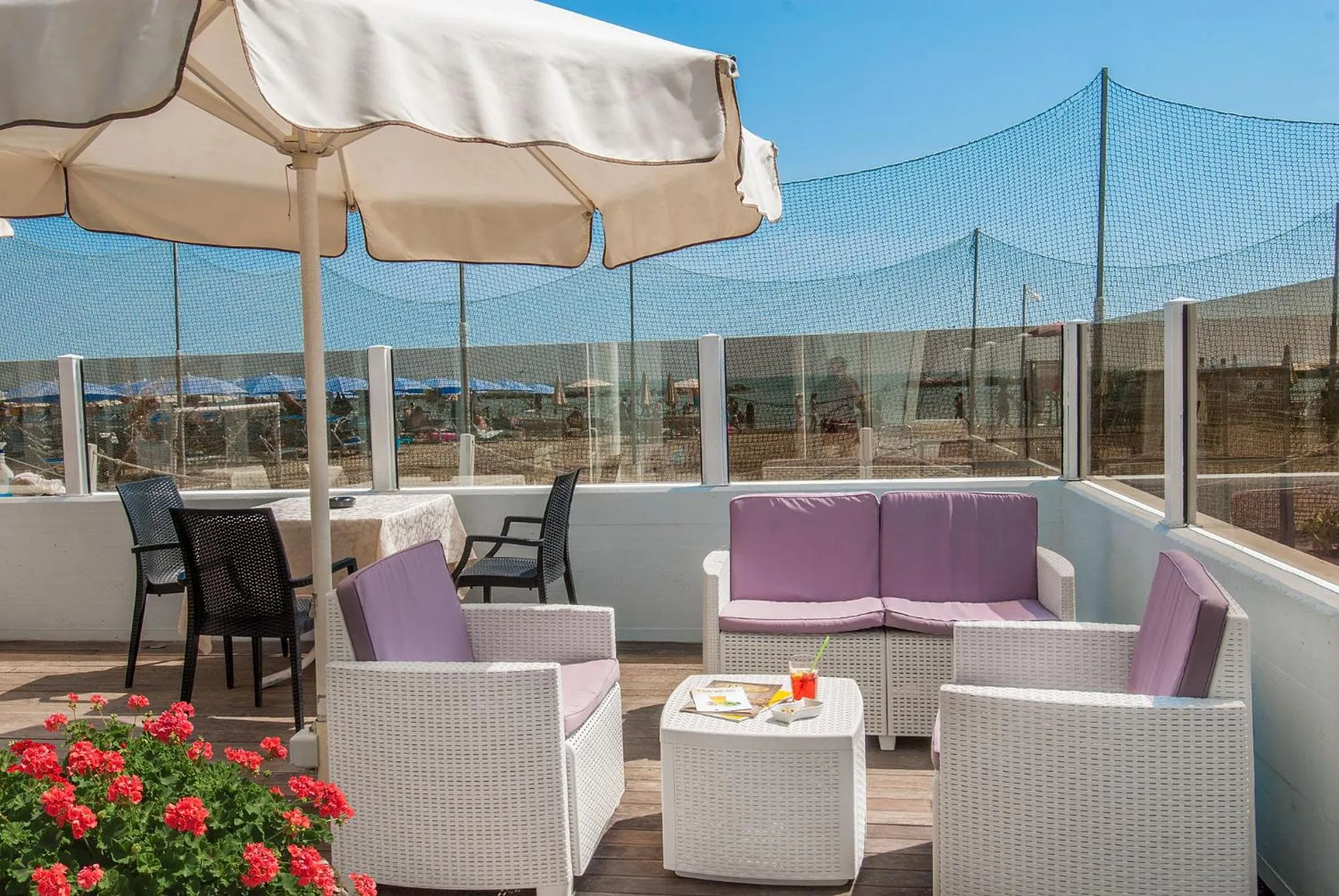 Seating area in Hotel Souvenir