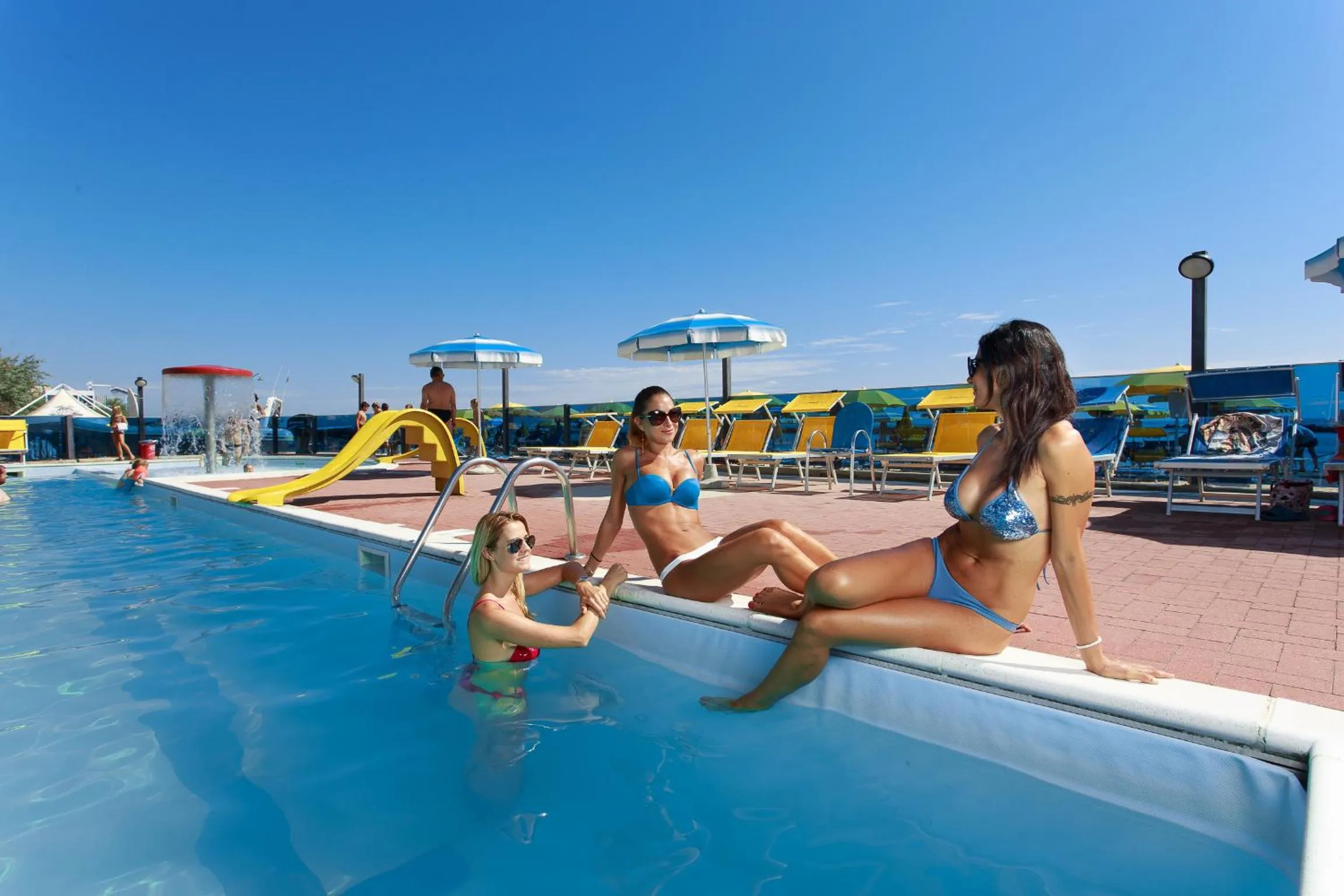 Swimming pool in Hotel Asiago Beach