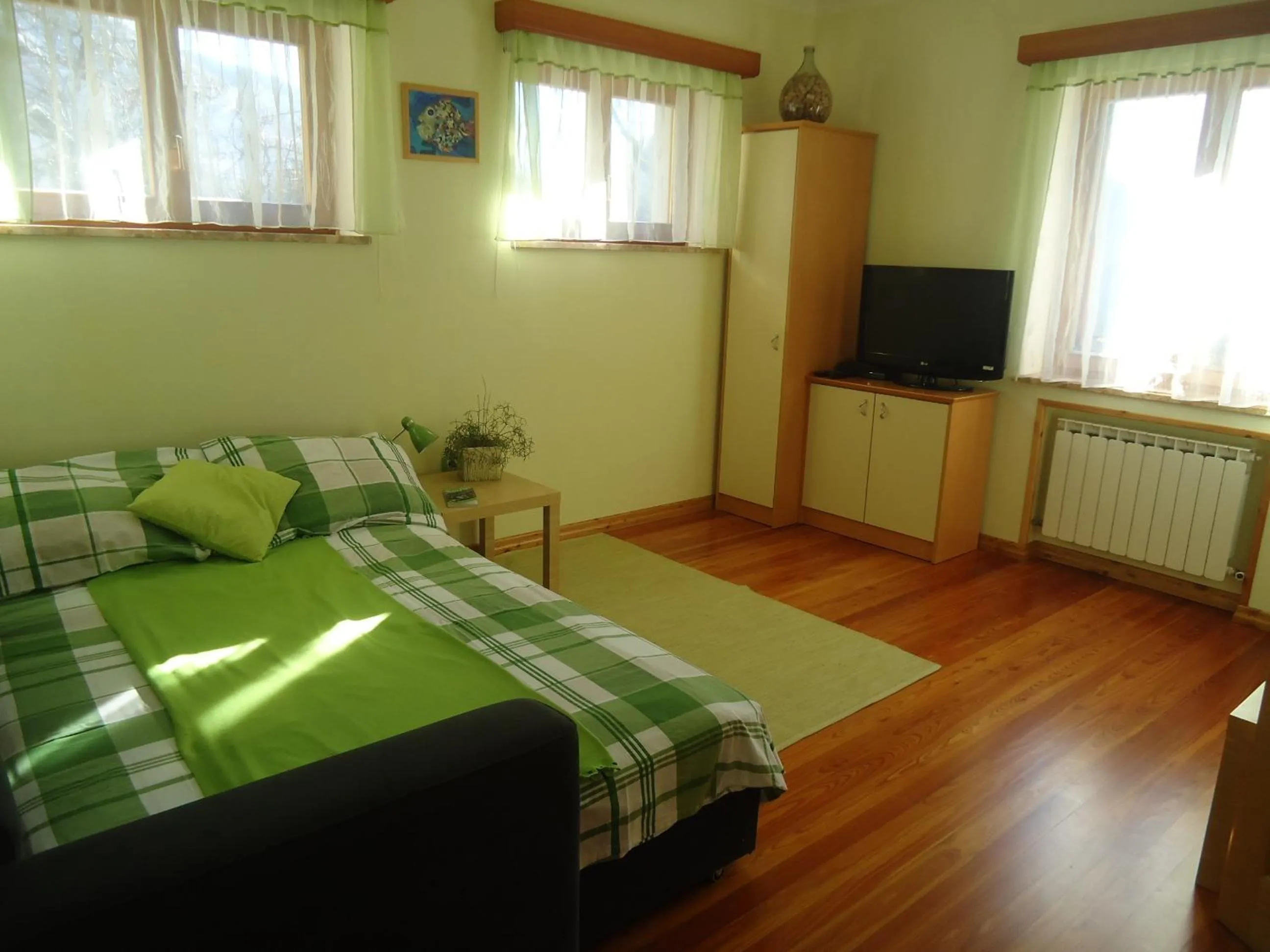 Living room, Bed in Apartment Šavli