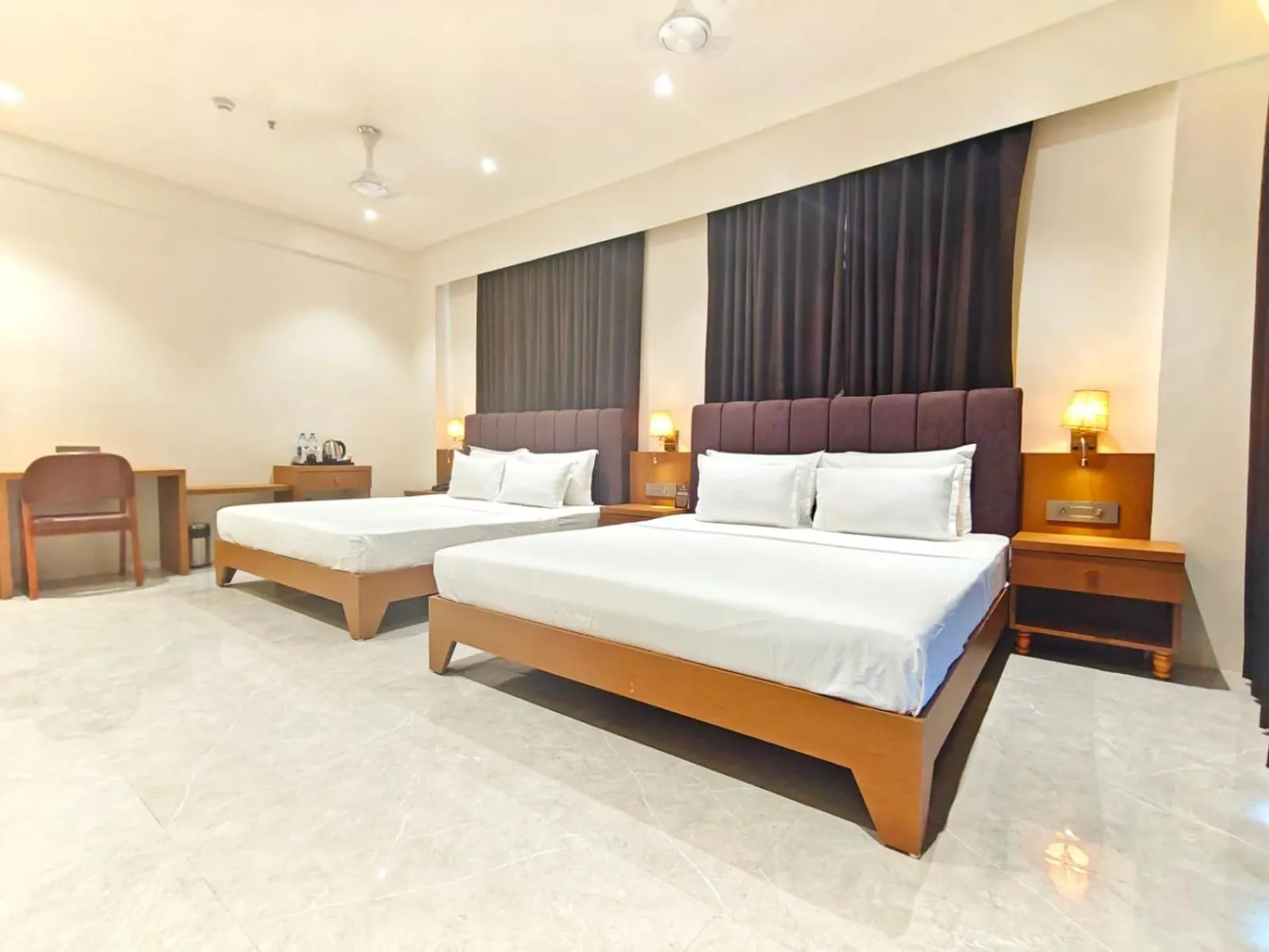 Bed in The S Crown Somnath